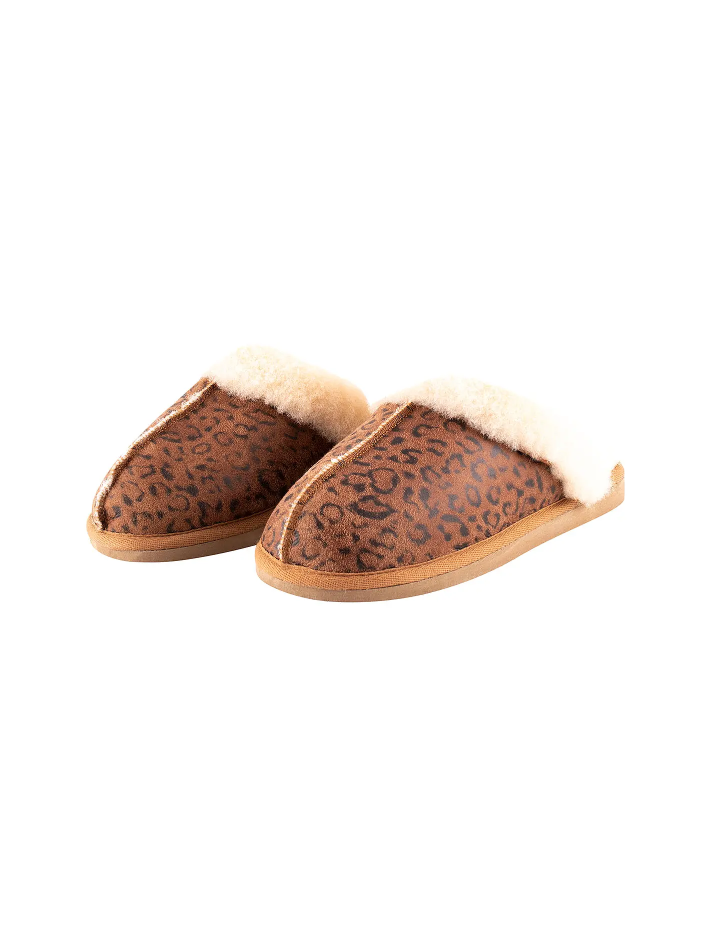 SHEPHERD OF SWEDEN | Hausschuhe - Slipper Jessica leo chestnut | camel