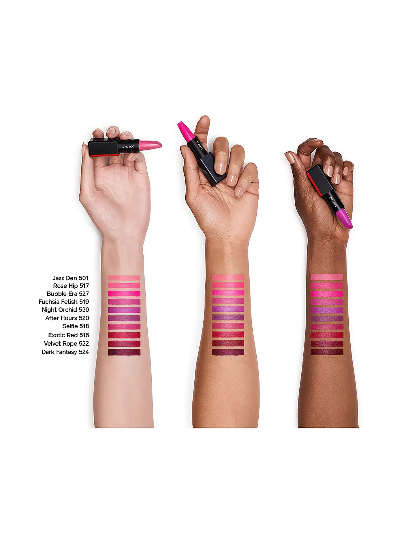 SHISEIDO | ModernMatte Powder Lipstick (513 Shock Wave) | rot