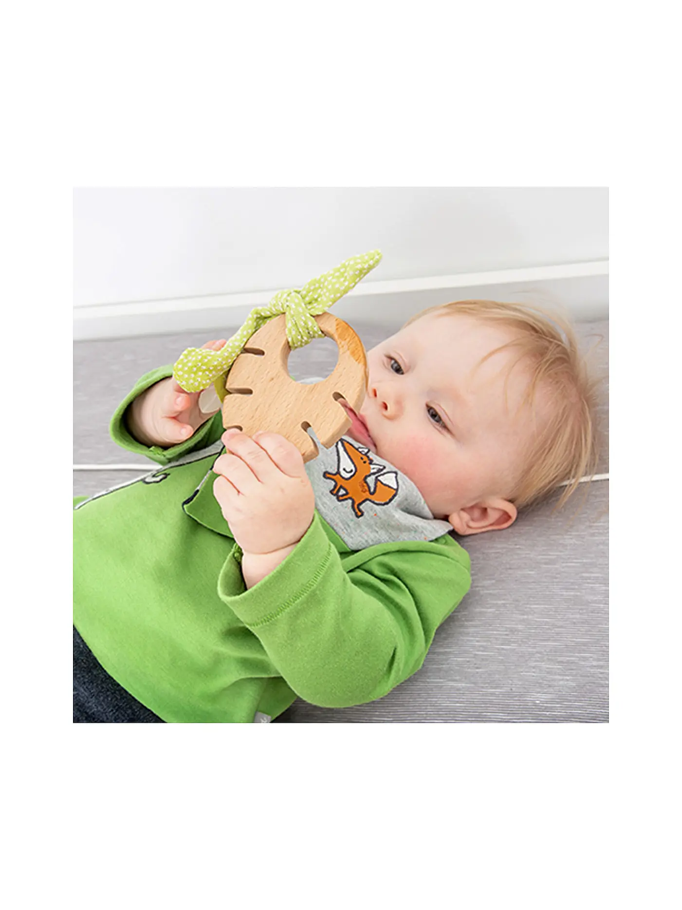 SIGIKID | Holzgreifling Blatt, Green Collection | keine Farbe
