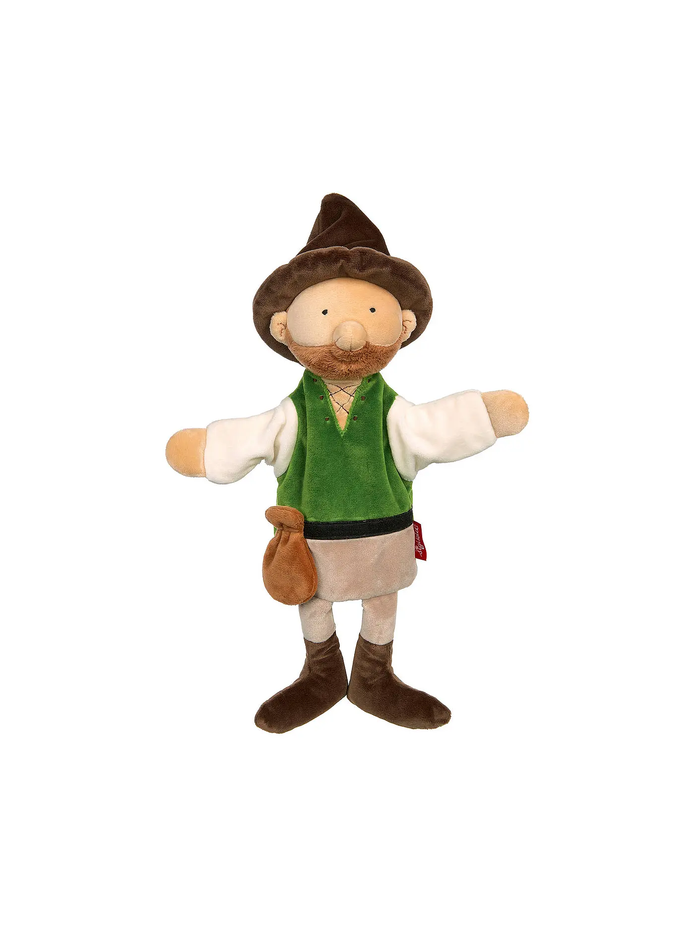 SIGIKID | Kasperlfigur Räuber 34cm | grün