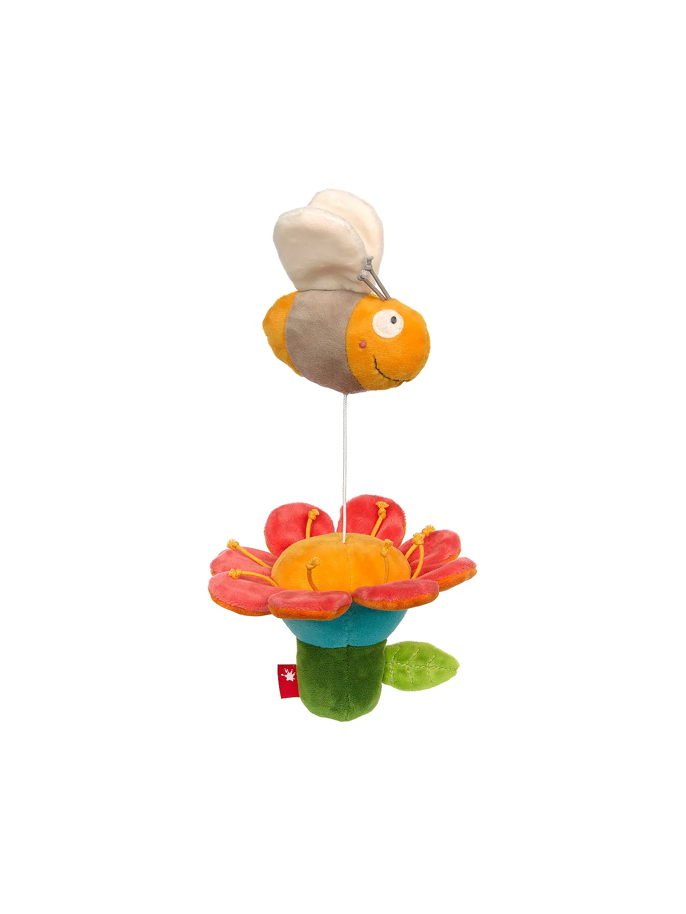 SIGIKID | Rassel  Blume & Biene | bunt
