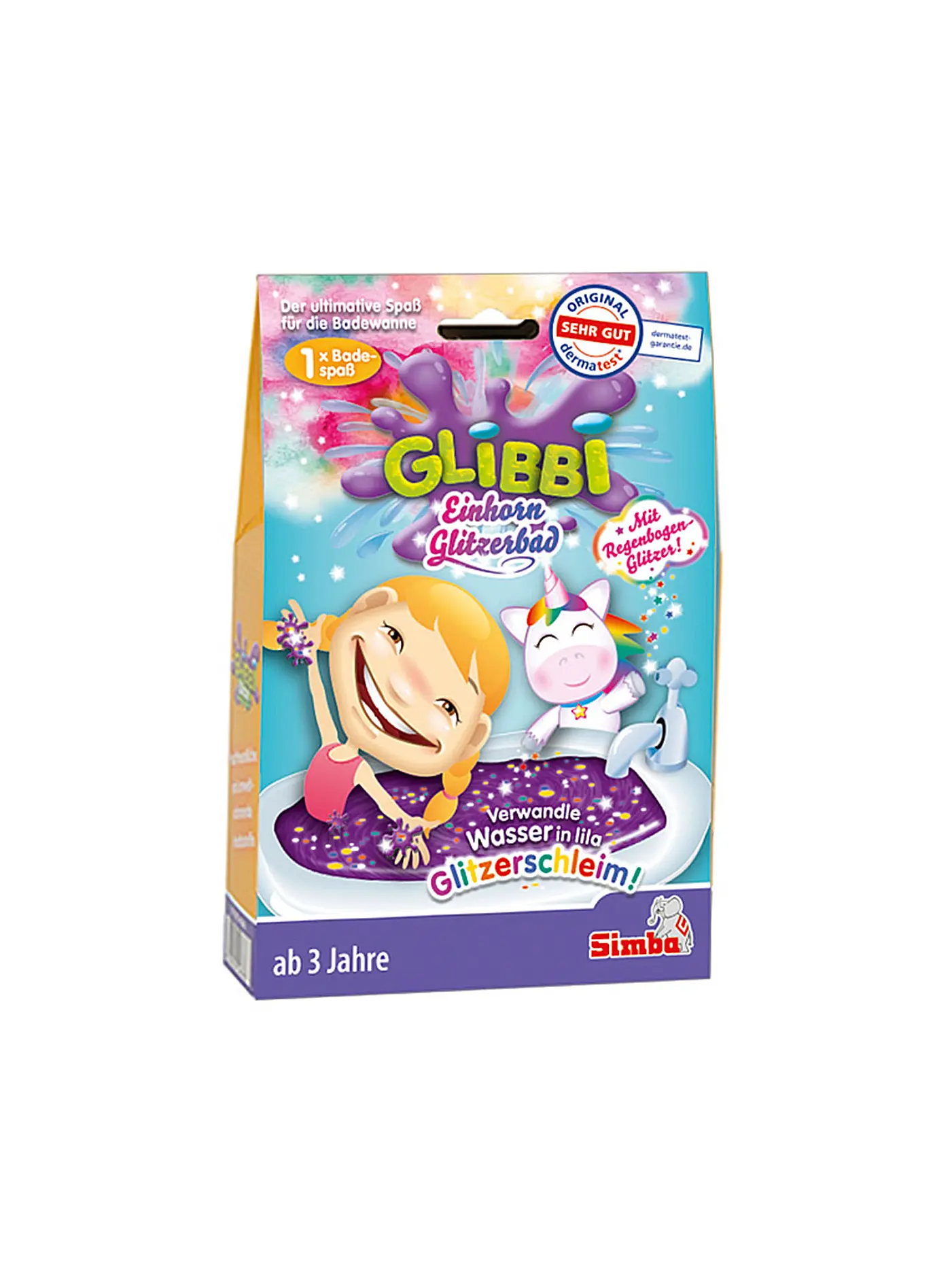 SIMBA | Glibbi Einhorn Glitzerbad | keine Farbe