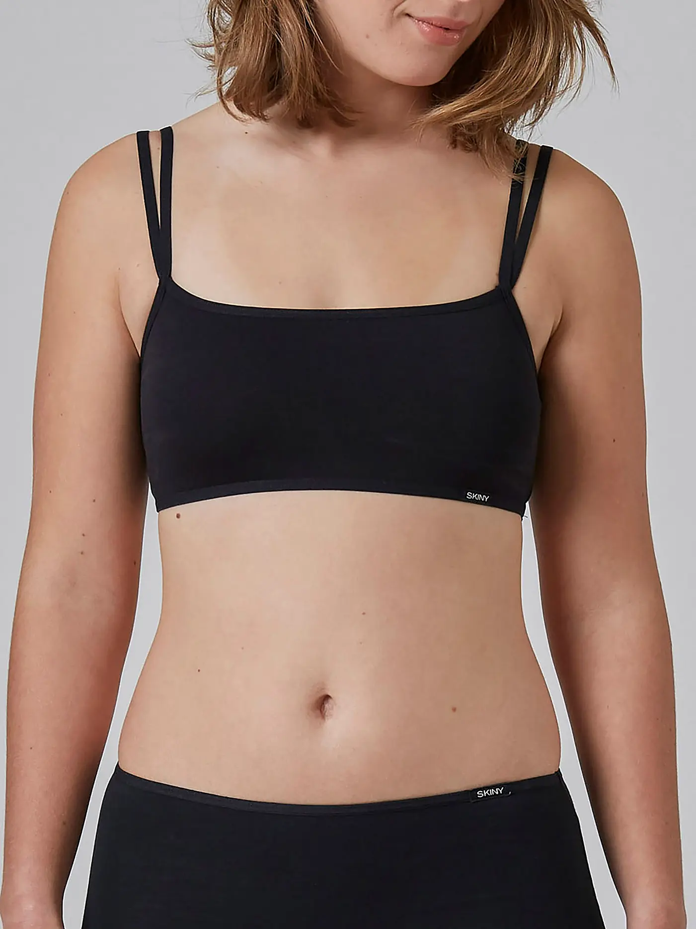 SKINY | Bustier - Cropped Top black | schwarz