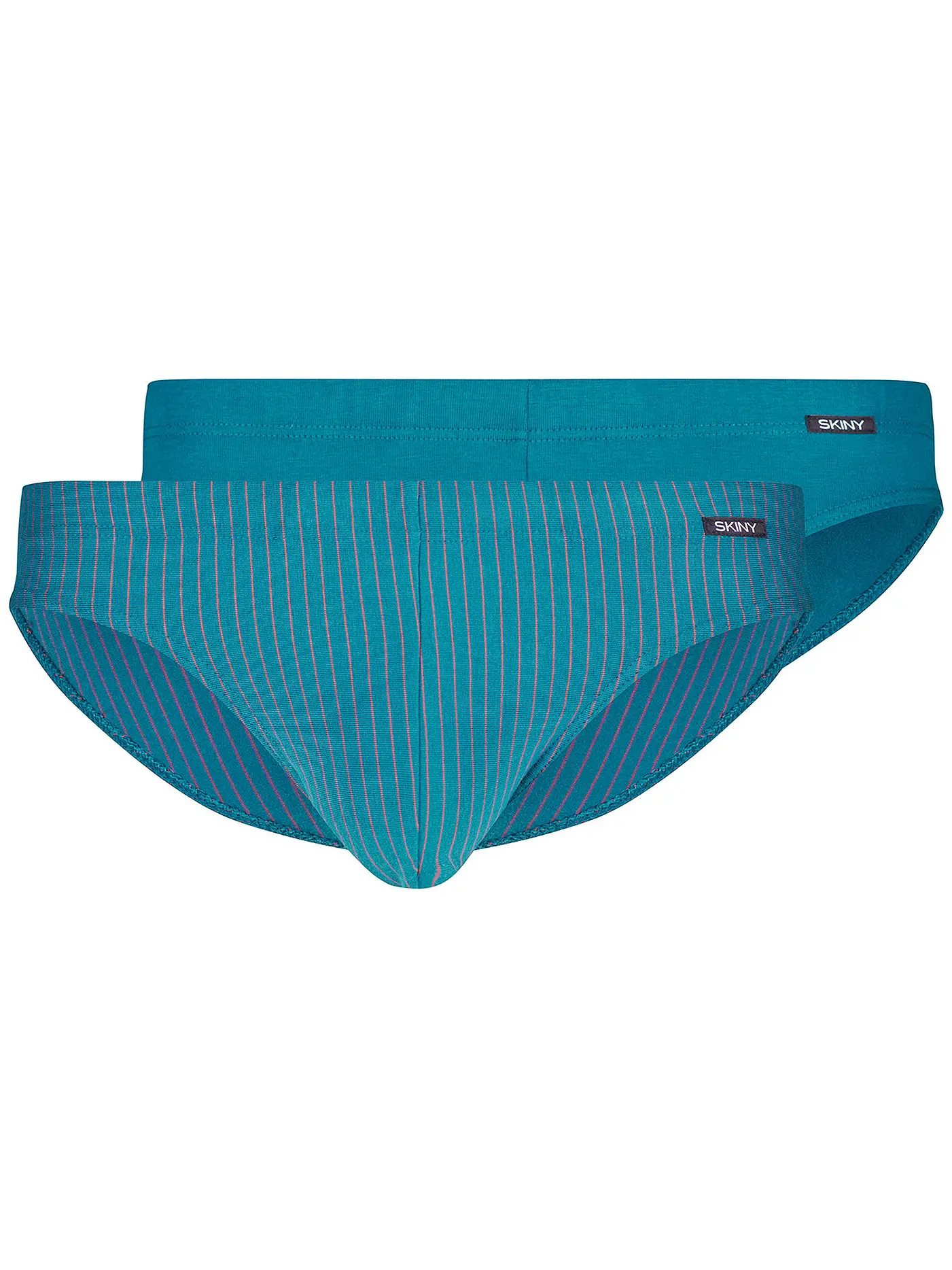 SKINY | Herren Slip 2-er Pkg. bluecoral strip | blau