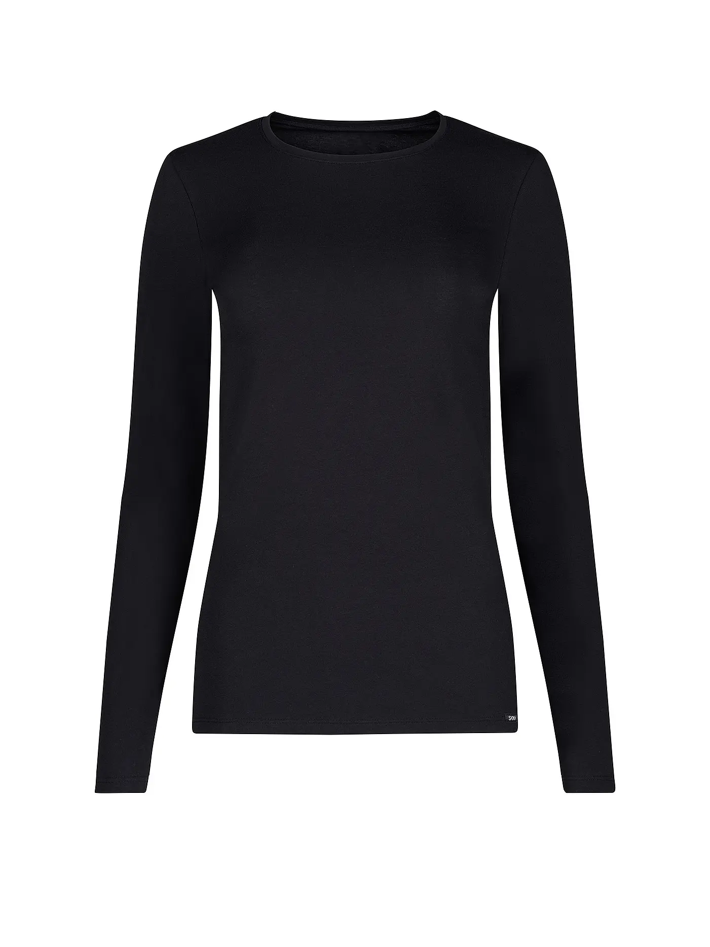 SKINY | Langarmshirt COTTON ESSENTIALS | schwarz