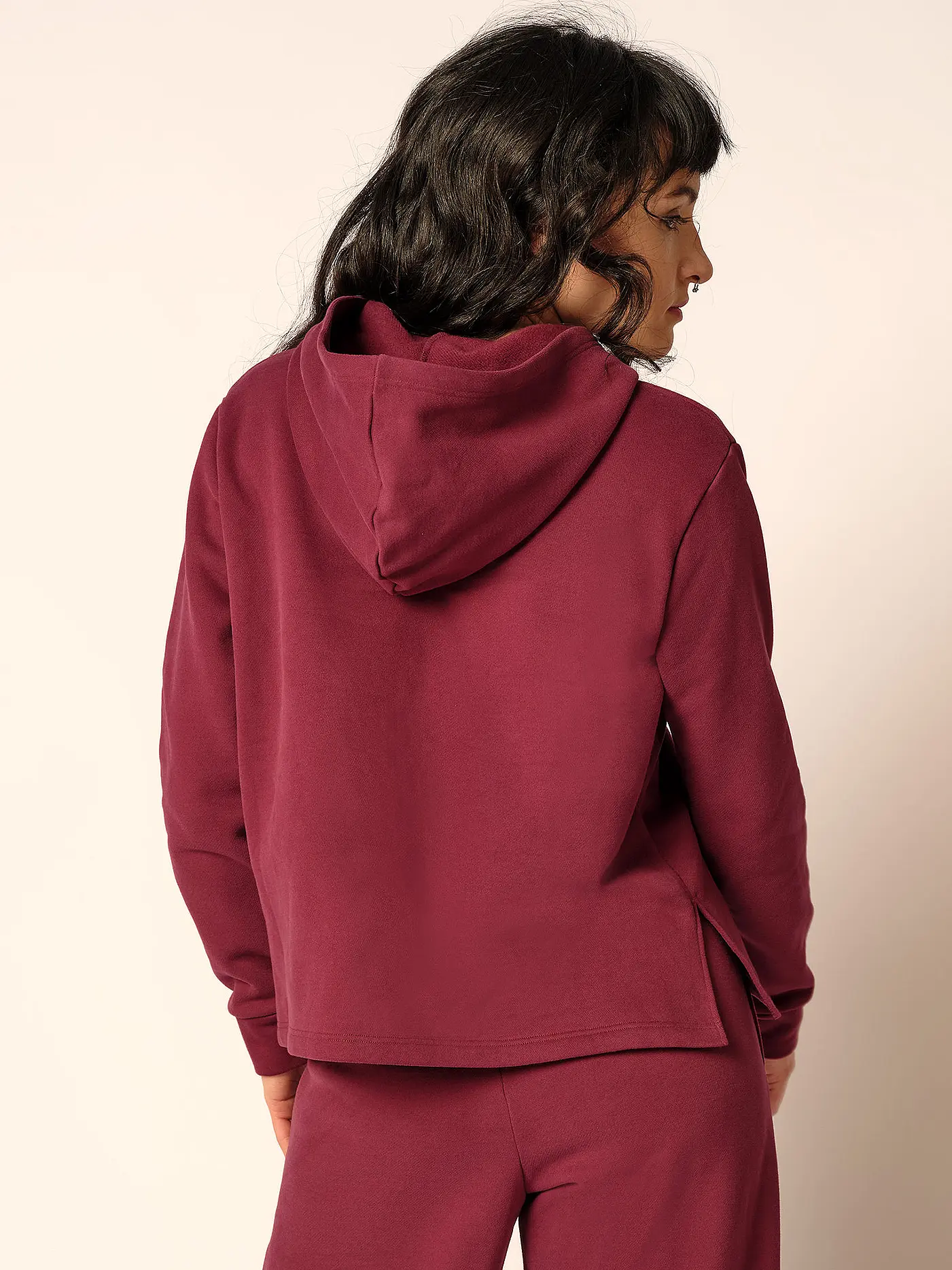 SKINY | Loungewear Kapuzensweater - Hoodie | dunkelrot