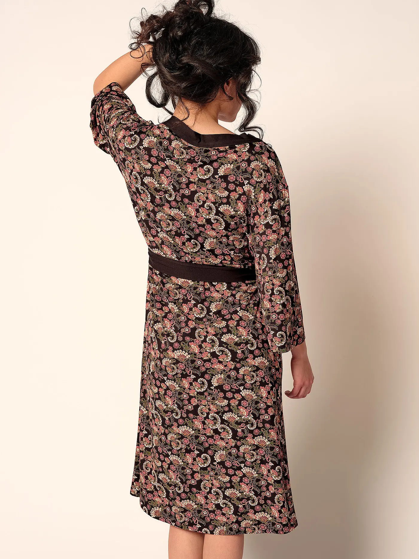 SKINY | Morgenmantel - Kimono | schwarz