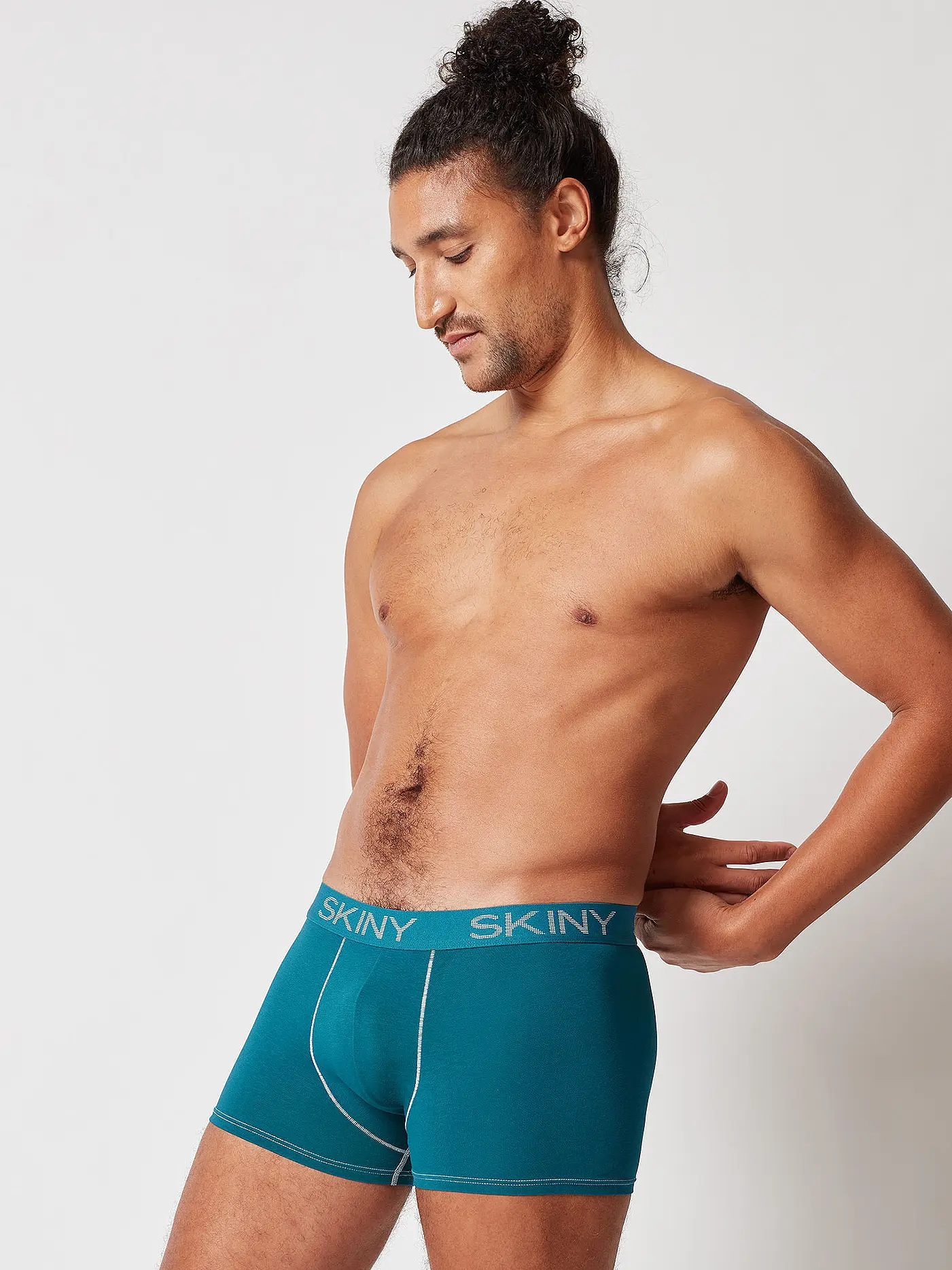SKINY | Pant 2-er Pkg. bluecoral flowe | blau