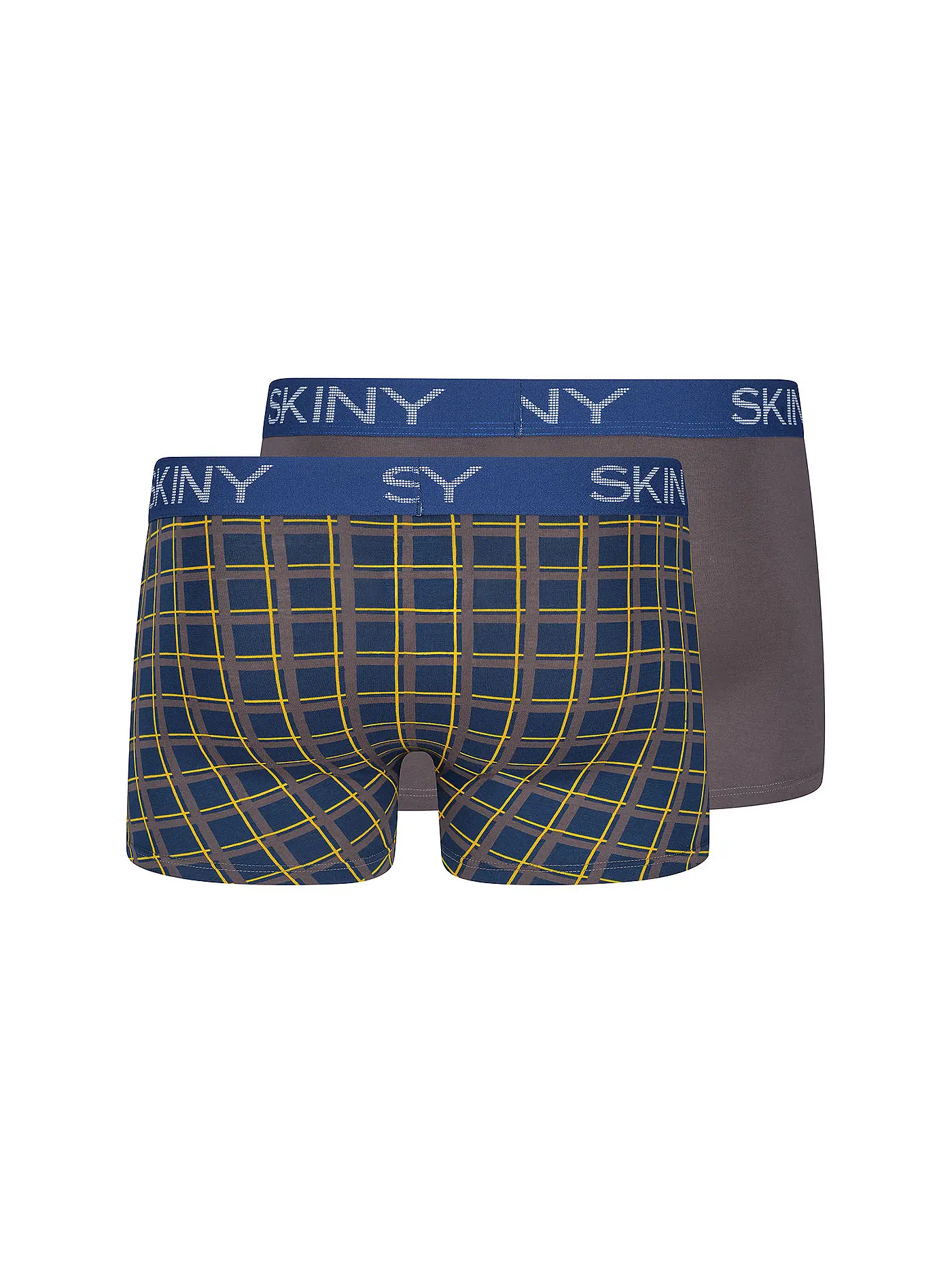 SKINY | Pant 2er Pkg. peacock check selection  | braun