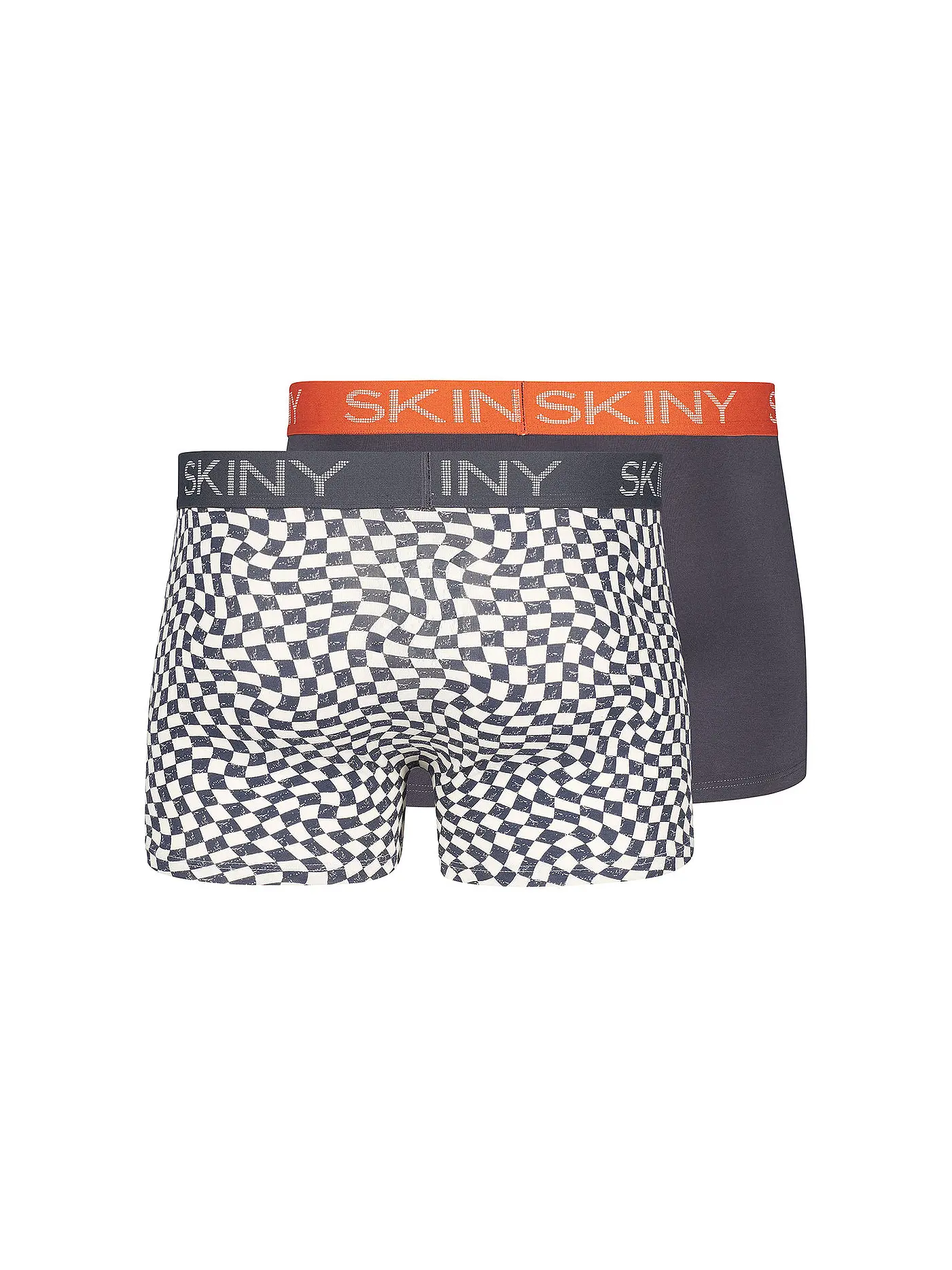 SKINY | Pants 2-er Pkg ombreblue check selection | grau
