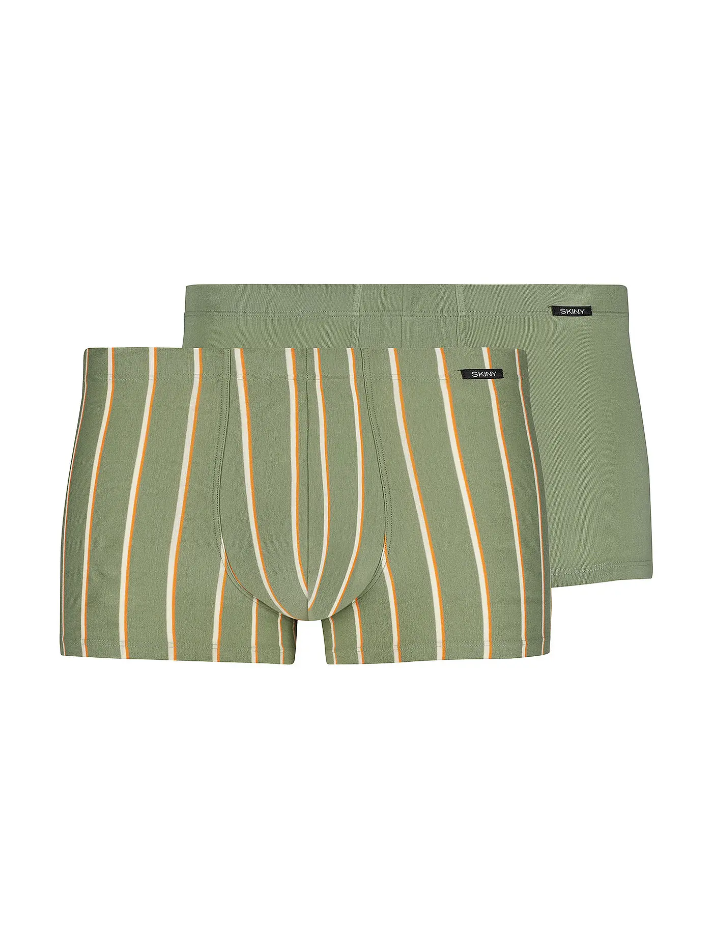 SKINY | Pants 2er Pkg. peacock stripes selection | grün