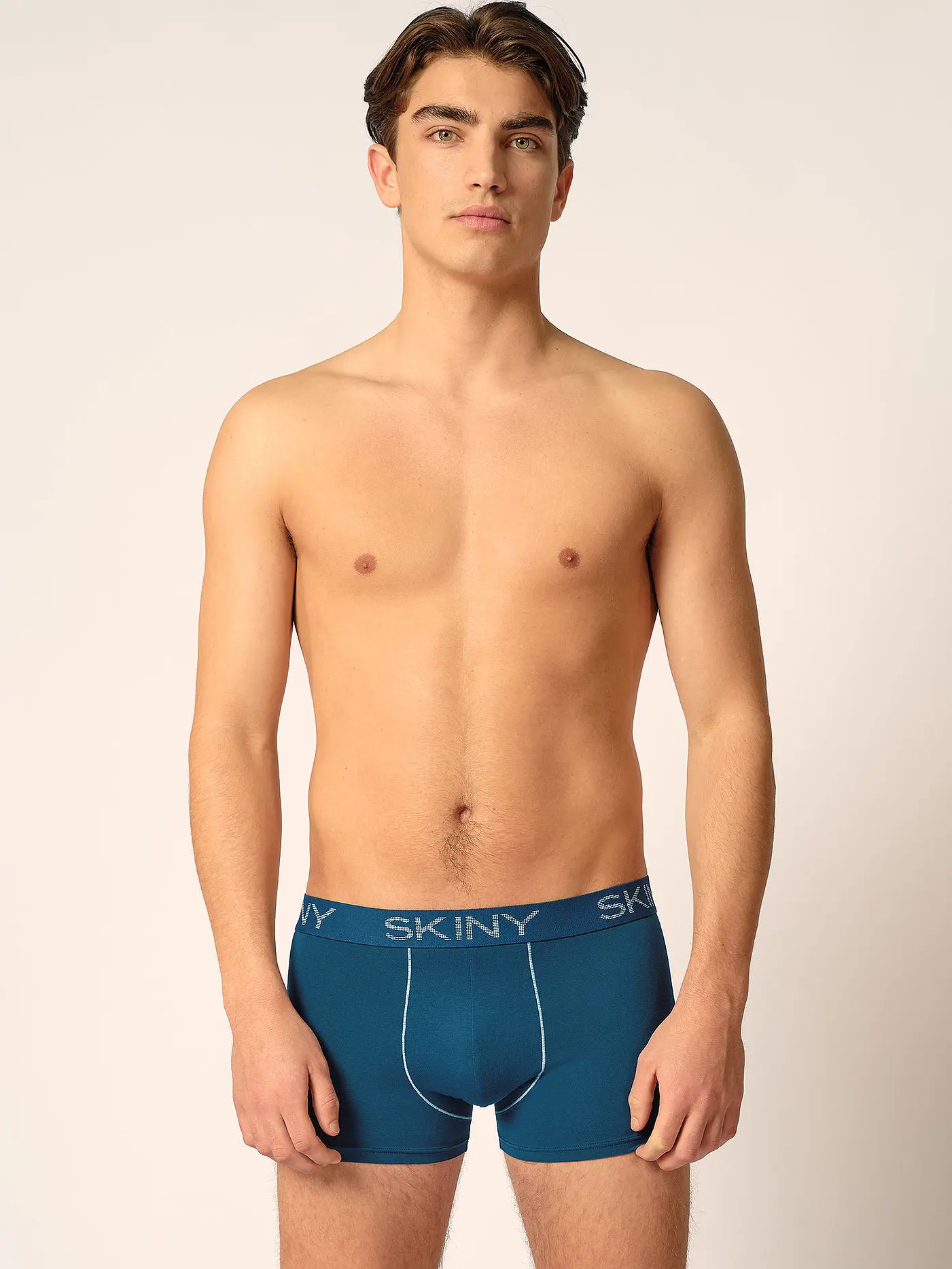 SKINY | Pants 2er Pkg. ivory spots selection | creme