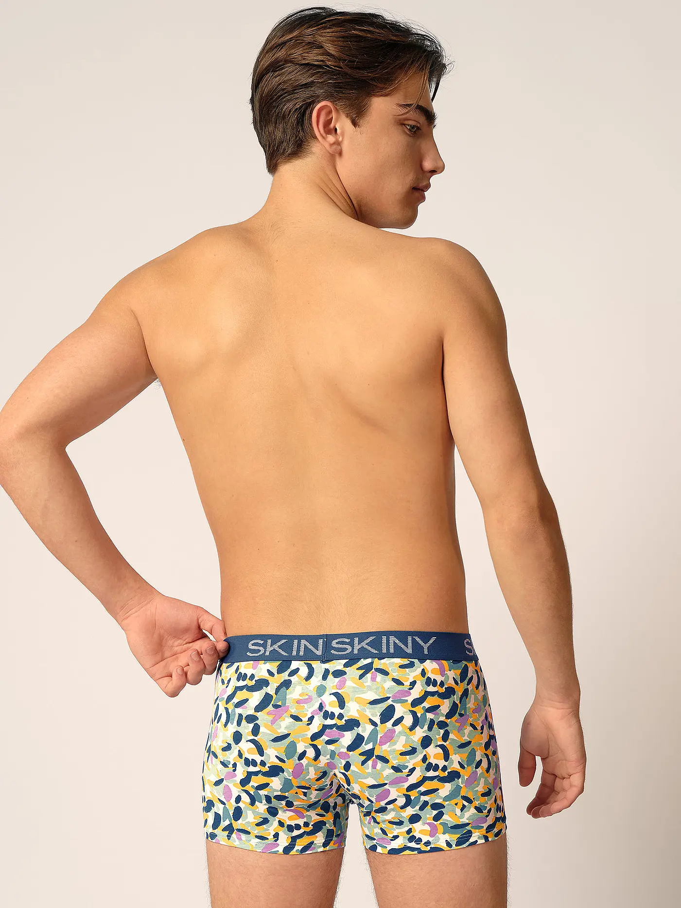 SKINY | Pants 2er Pkg. ivory spots selection | creme