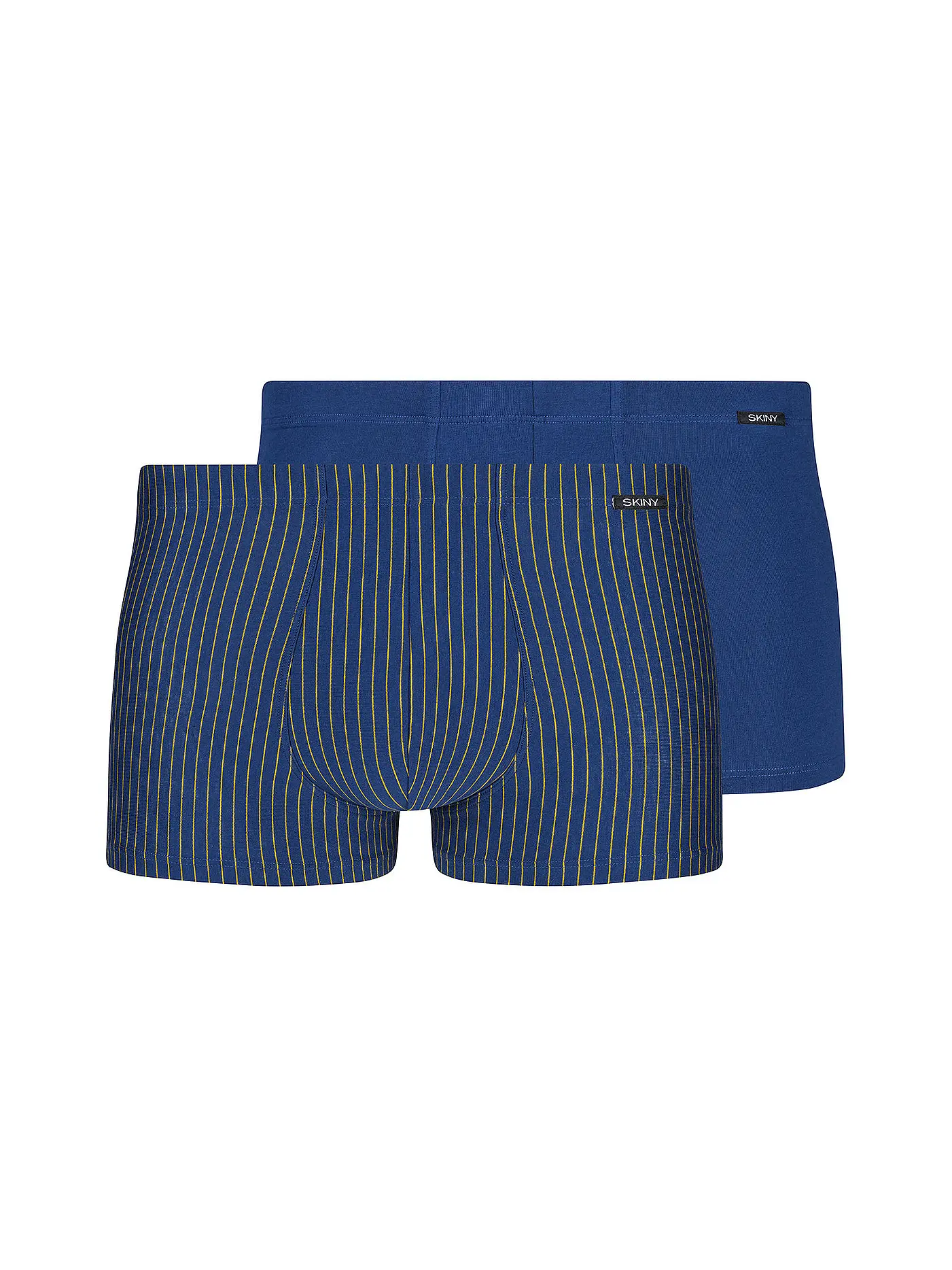 SKINY | Pants 2er Pkg. peacock stripes selection | braun