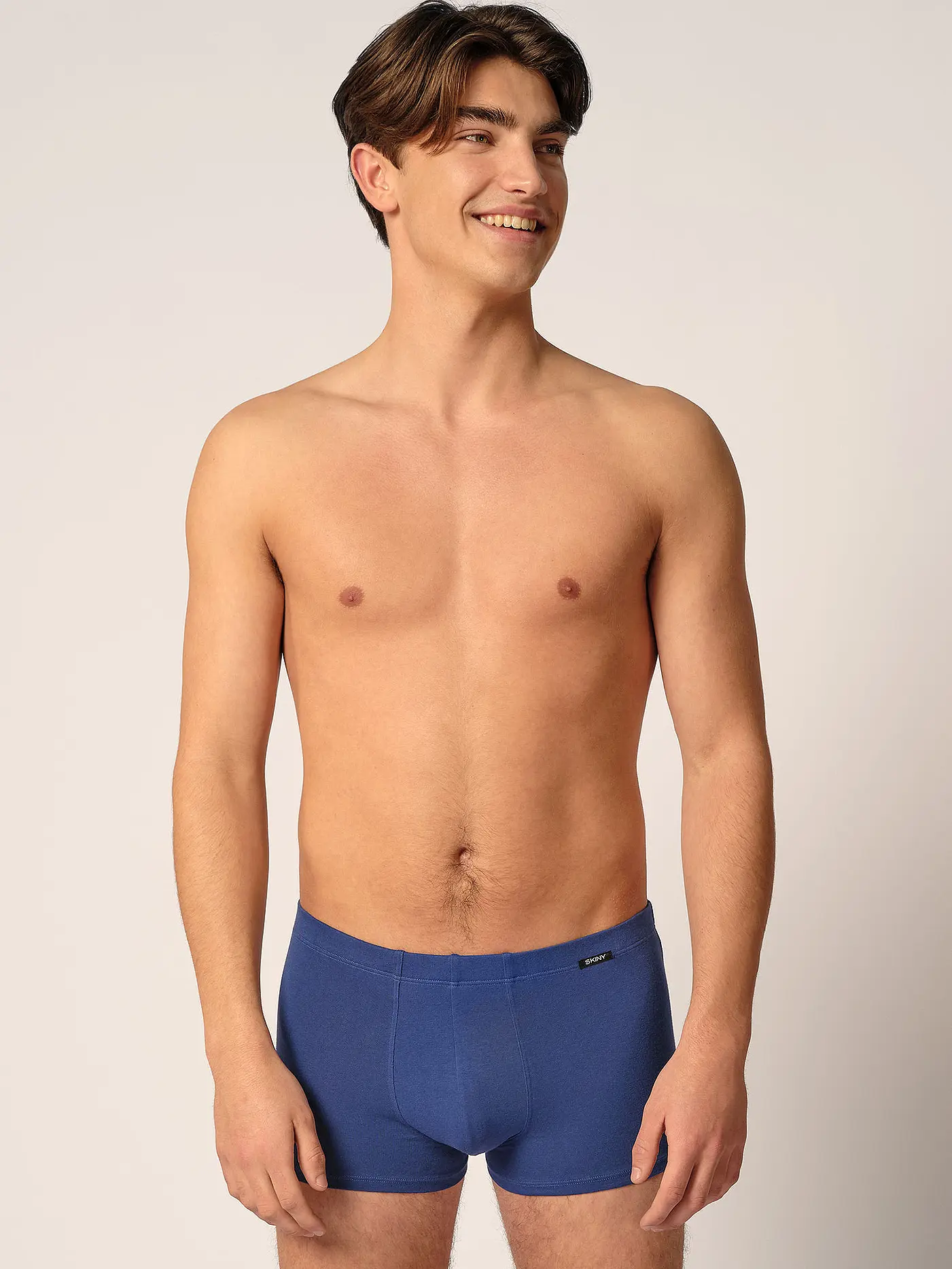 SKINY | Pants 2er Pkg. peacock stripes selection | braun
