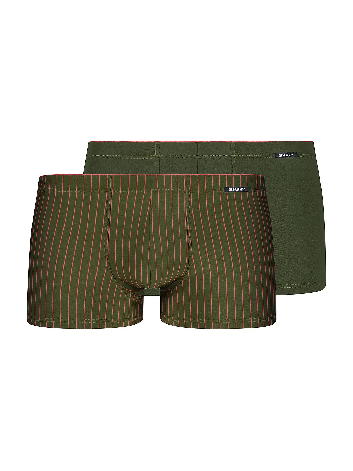 SKINY | Pants 2er Pkg. rosemary stripes selection | olive