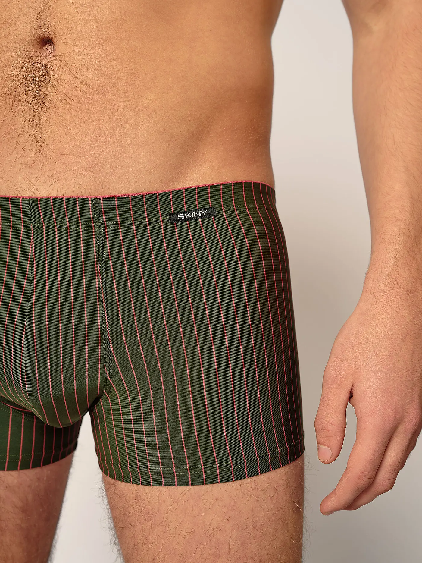 SKINY | Pants 2er Pkg. rosemary stripes selection | olive