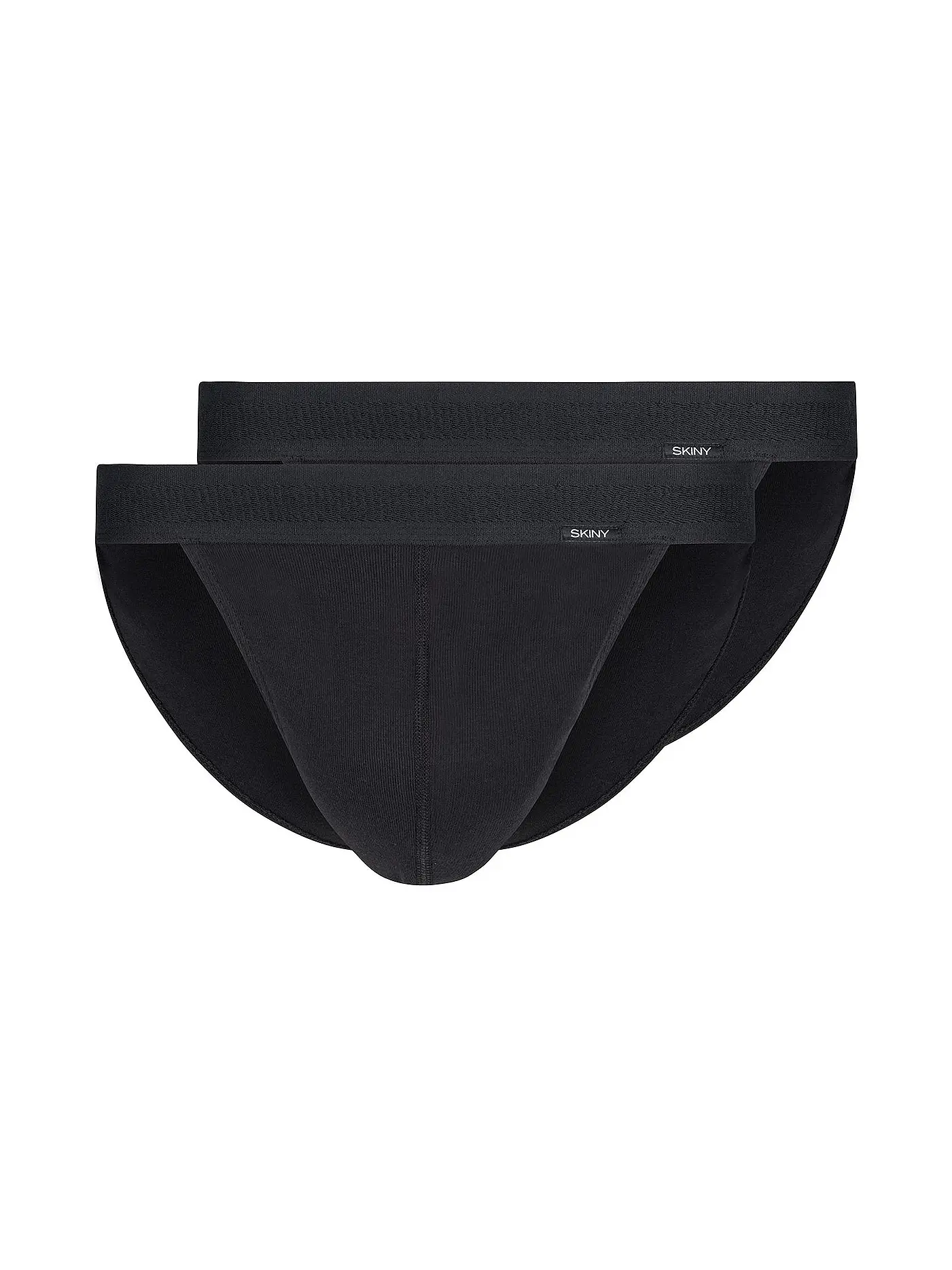 SKINY | Tanga Slip 2er Pkg. aquamarine | schwarz