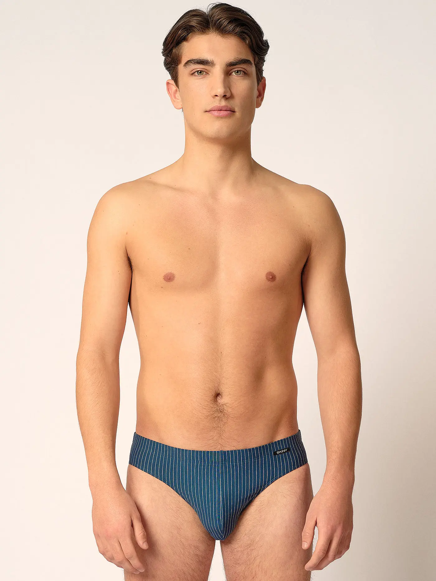 SKINY | Slip 2er Pkg. lapisblue stripes selection  | mint