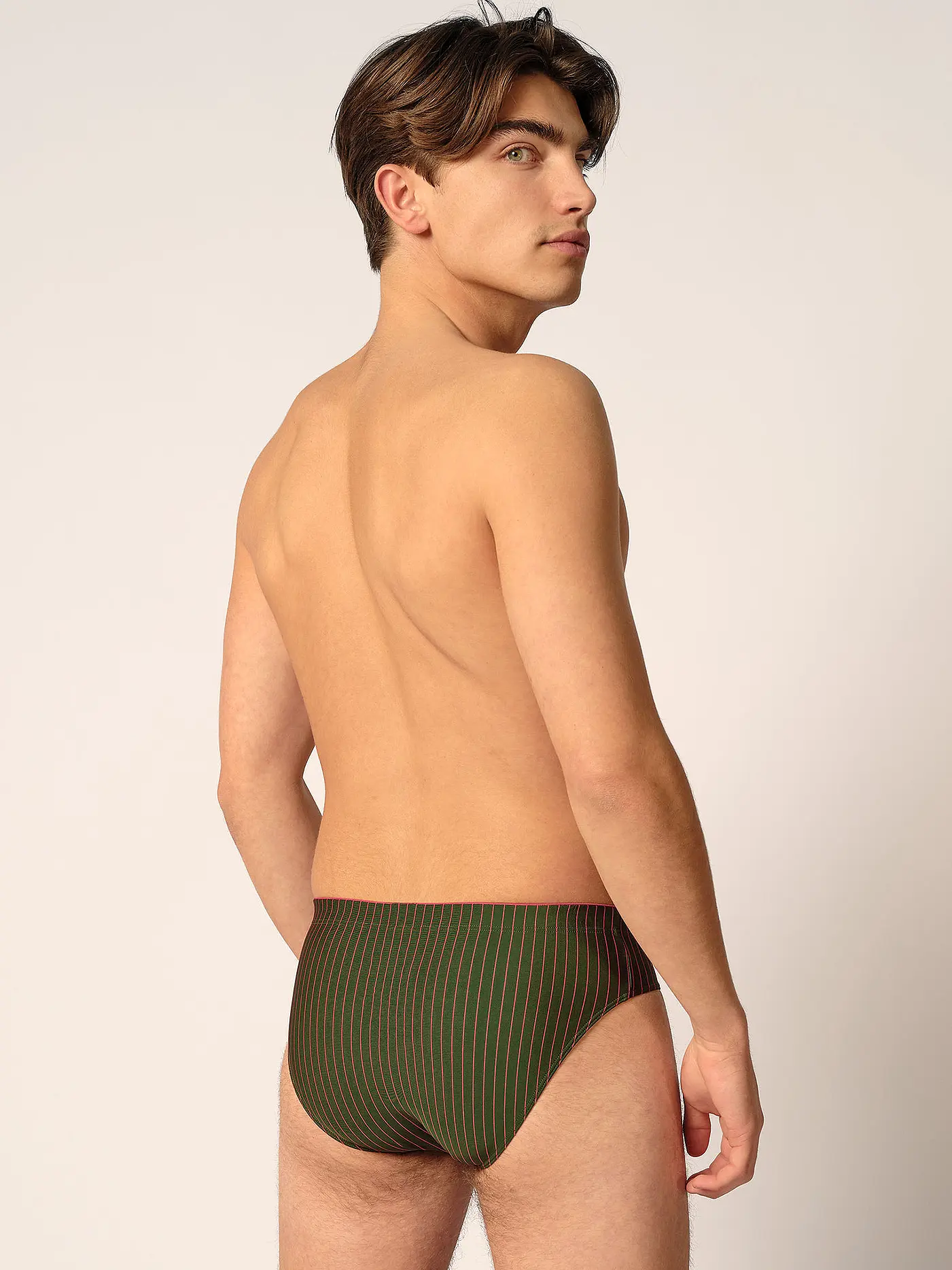 SKINY | Slip 2er Pkg. rosemary stripes selection | olive