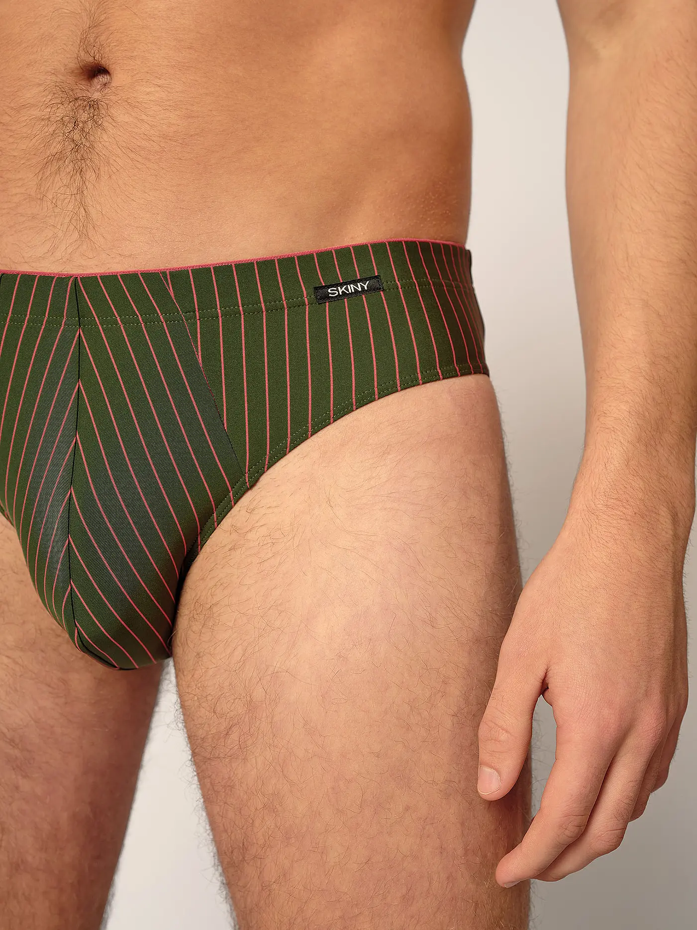 SKINY | Slip 2er Pkg. rosemary stripes selection | olive