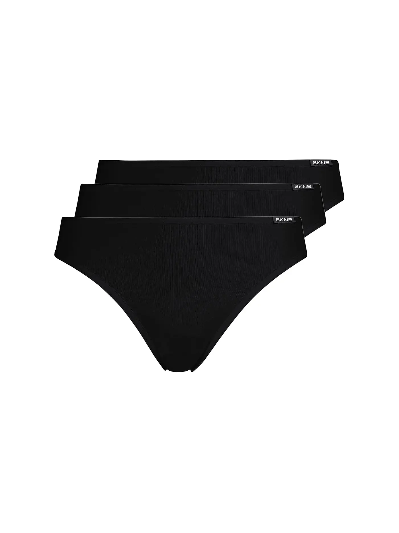 SKINY | Slip 3-er Pkg. "Essentials" (Weiss) | schwarz