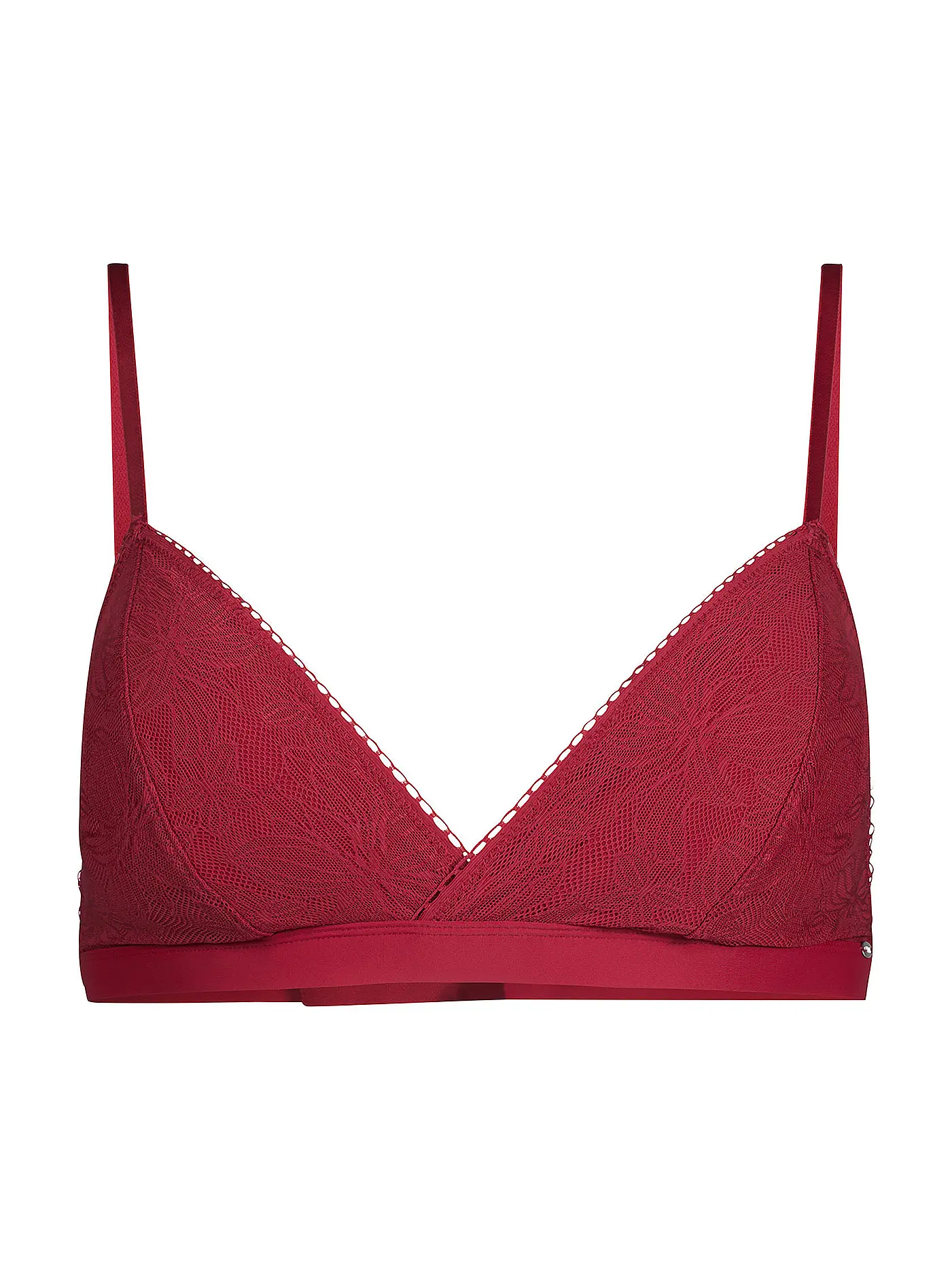 SKINY | Soft BH gefüttert MICRO LACE deep red | rot