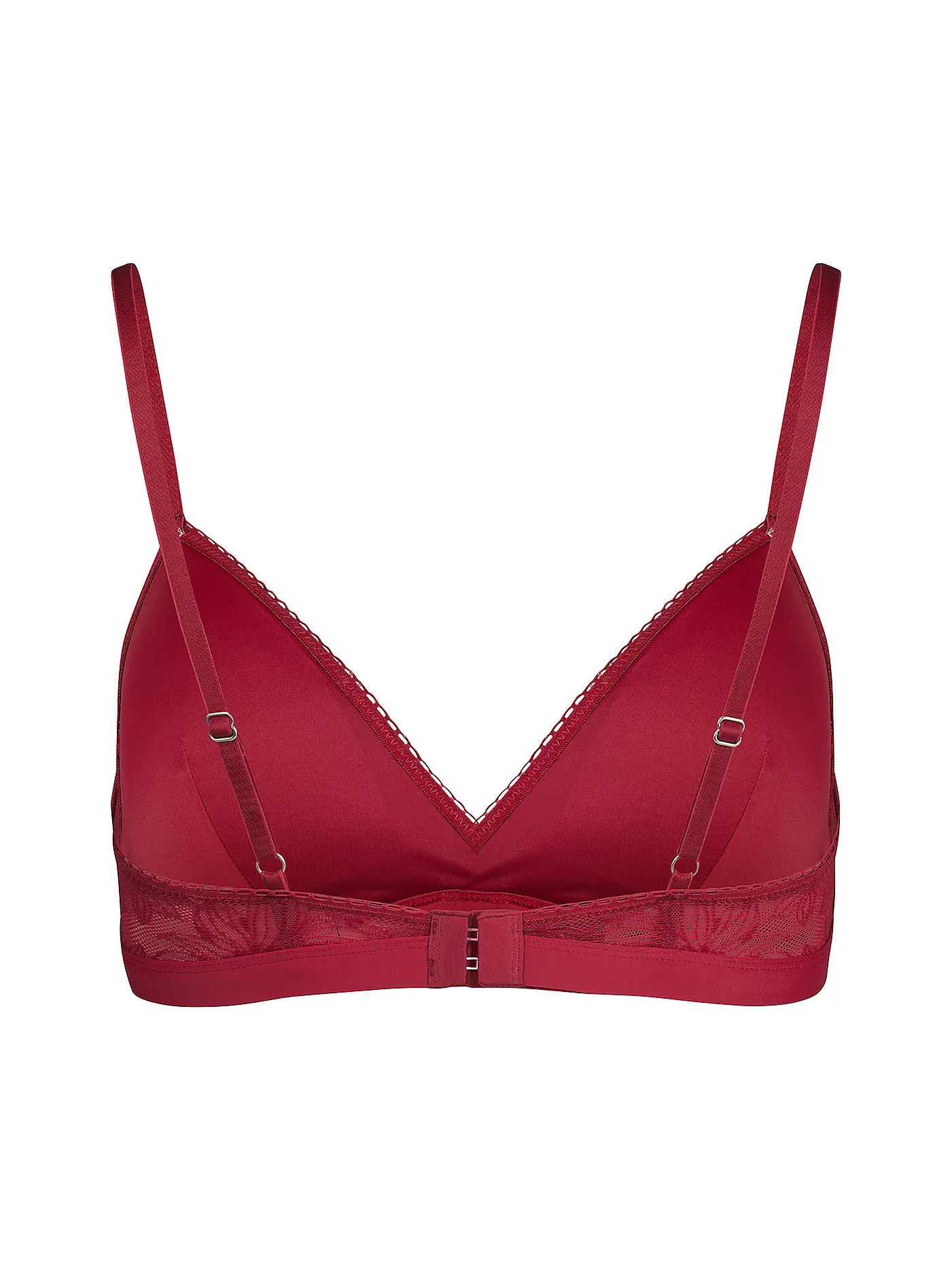 SKINY | Soft BH gefüttert MICRO LACE deep red | rot