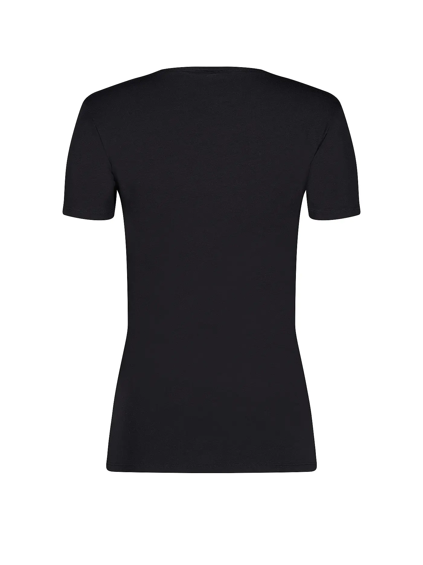 SKINY | T-Shirt COTTON ESSENTIALS | schwarz