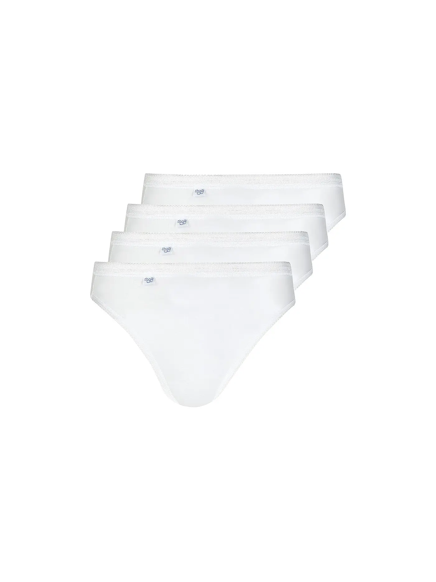 SLOGGI | Slip "Thai Basic" 4-er (Weiss) | weiss