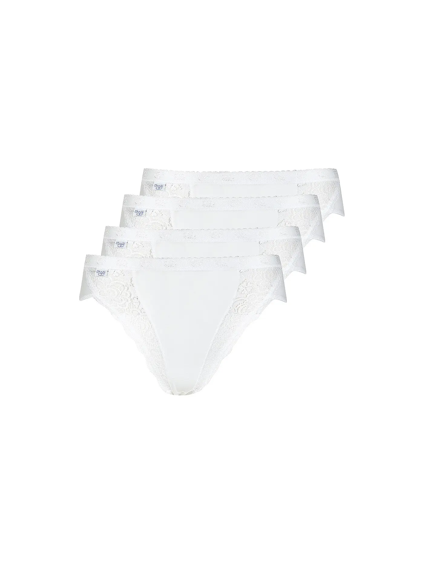 SLOGGI | Slip "Thai Chic" 4-er (Weiss) | weiss