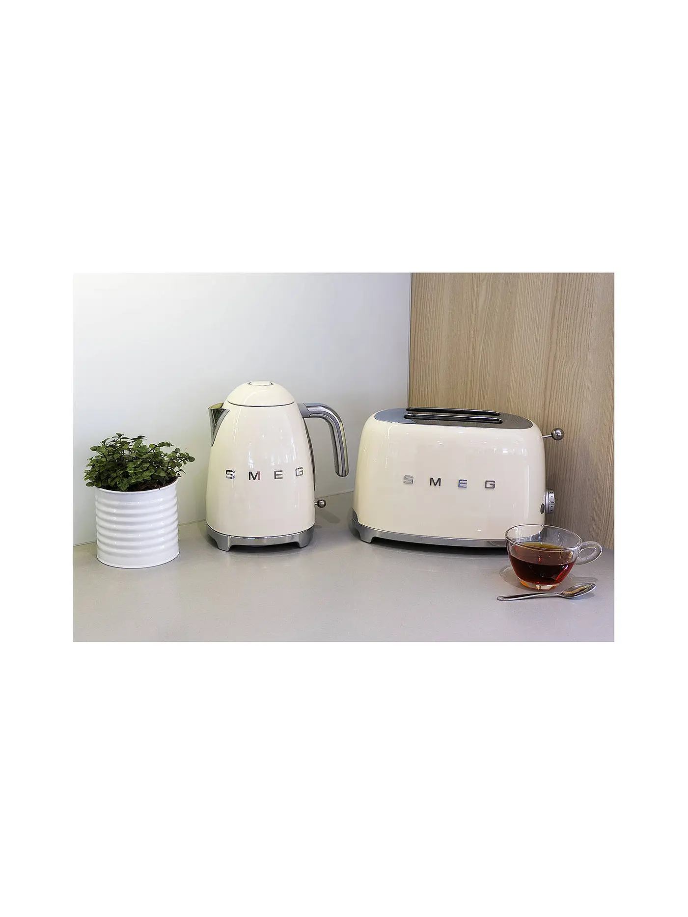 SMEG | 2 Schlitz Toaster 50‘s Retro Style Creme TSF01CREU | creme