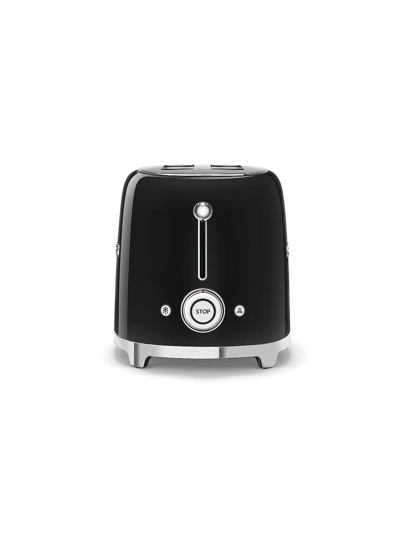SMEG | 2 Schlitz Toaster 50‘s Retro Style Schwarz TSF01BLEU | schwarz