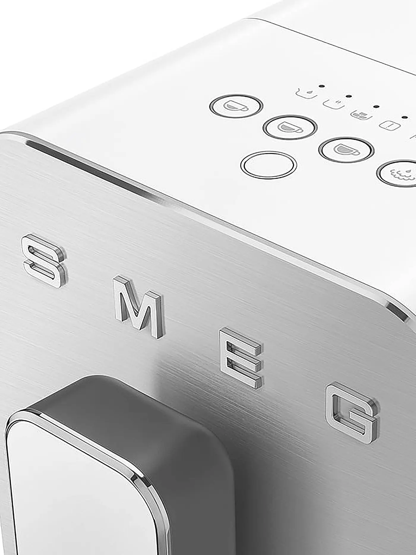 SMEG | Kaffee-Vollautomat Medium 50s Retro Style Weiss BCC02WHMEU | weiss