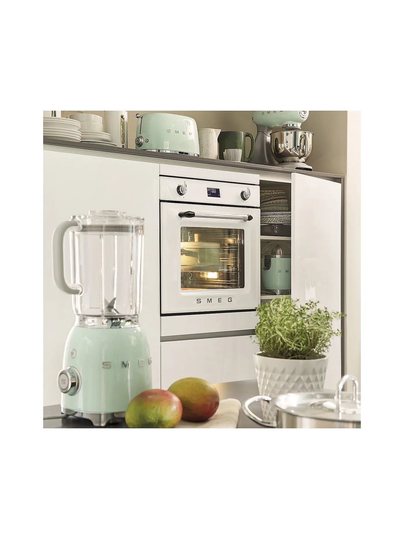 SMEG | Standmixer 50s Retro Style 1,5 L Pastellgrün BLF01PGEU | grün