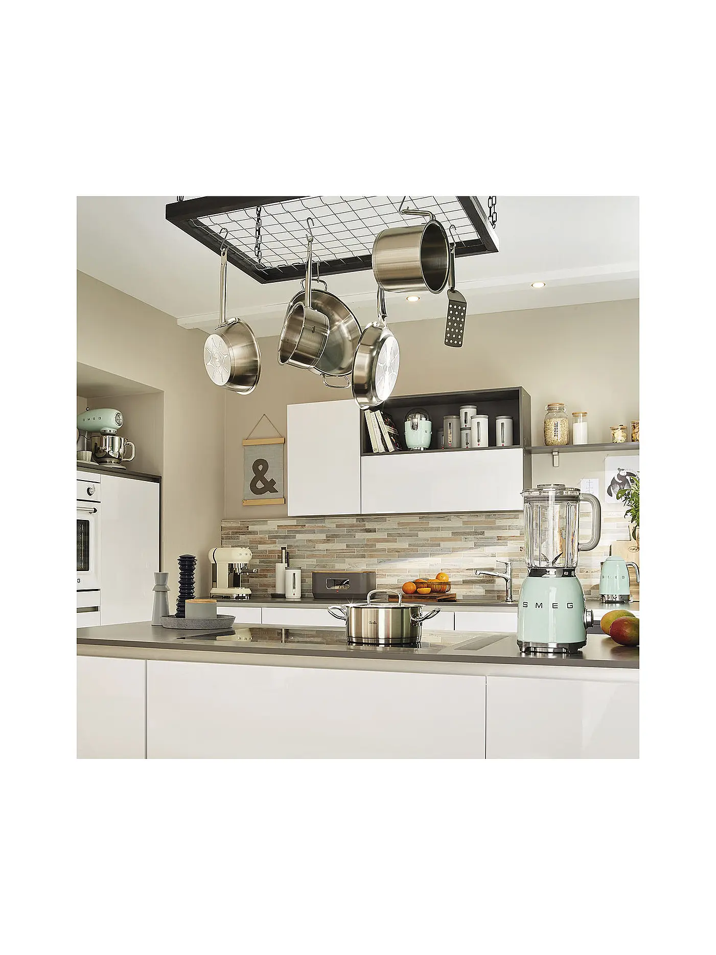 SMEG | Standmixer 50s Retro Style 1,5 L Pastellgrün BLF01PGEU | grün