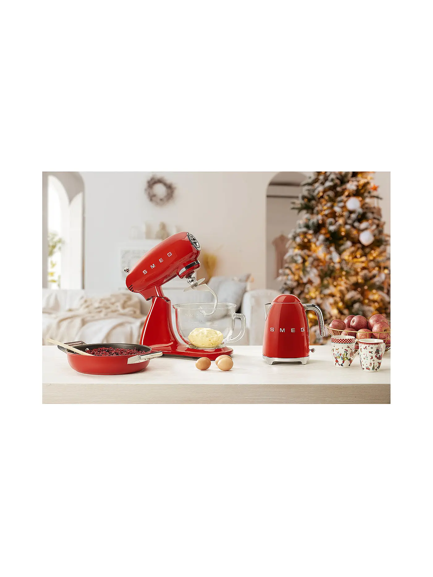 SMEG | Wasserkocher 50s Retro Style 1,7l Rot KLF03RDEU | rot