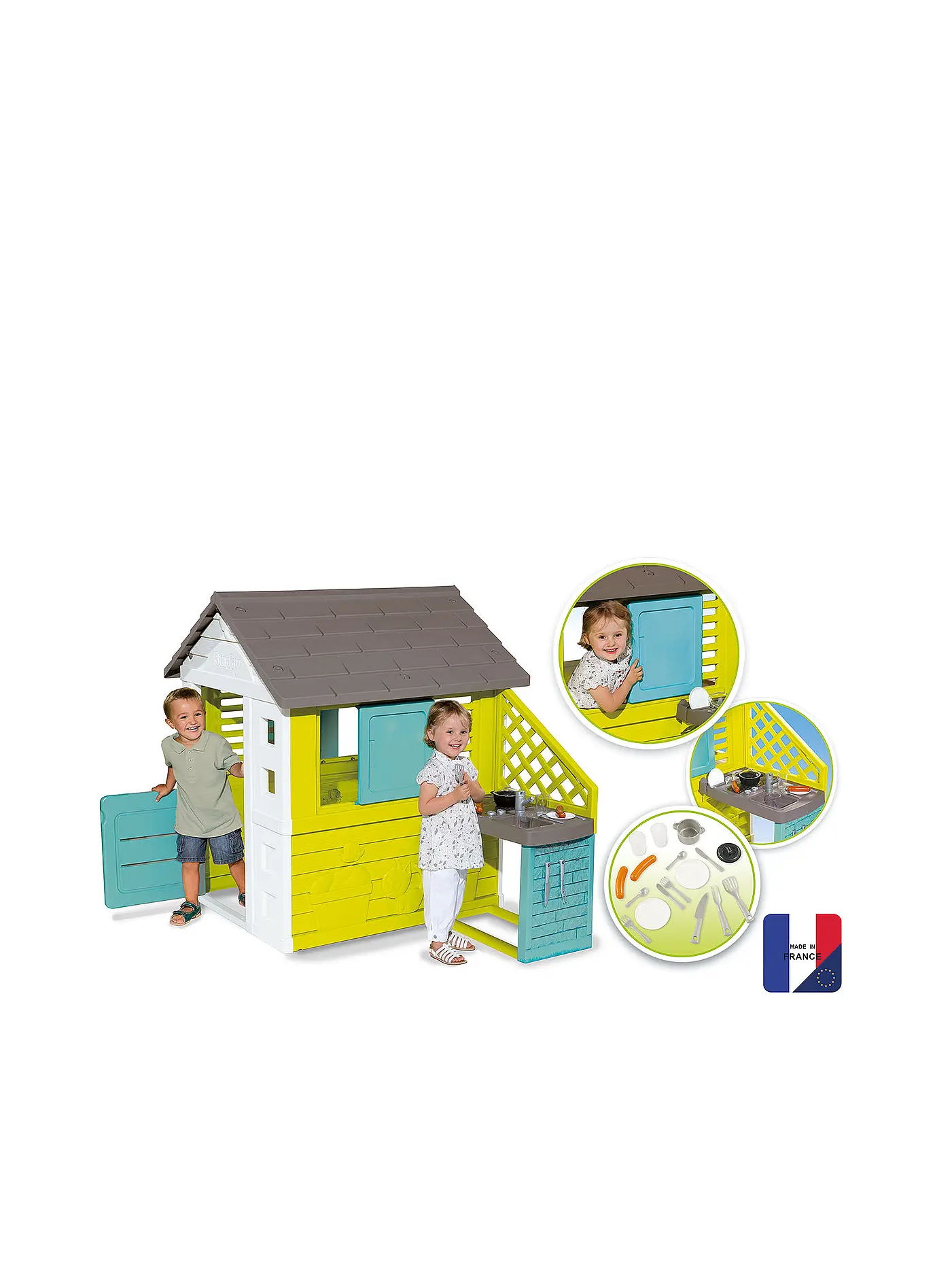SMOBY | Spielhaus - Pretty House mit Sommerküche | keine Farbe