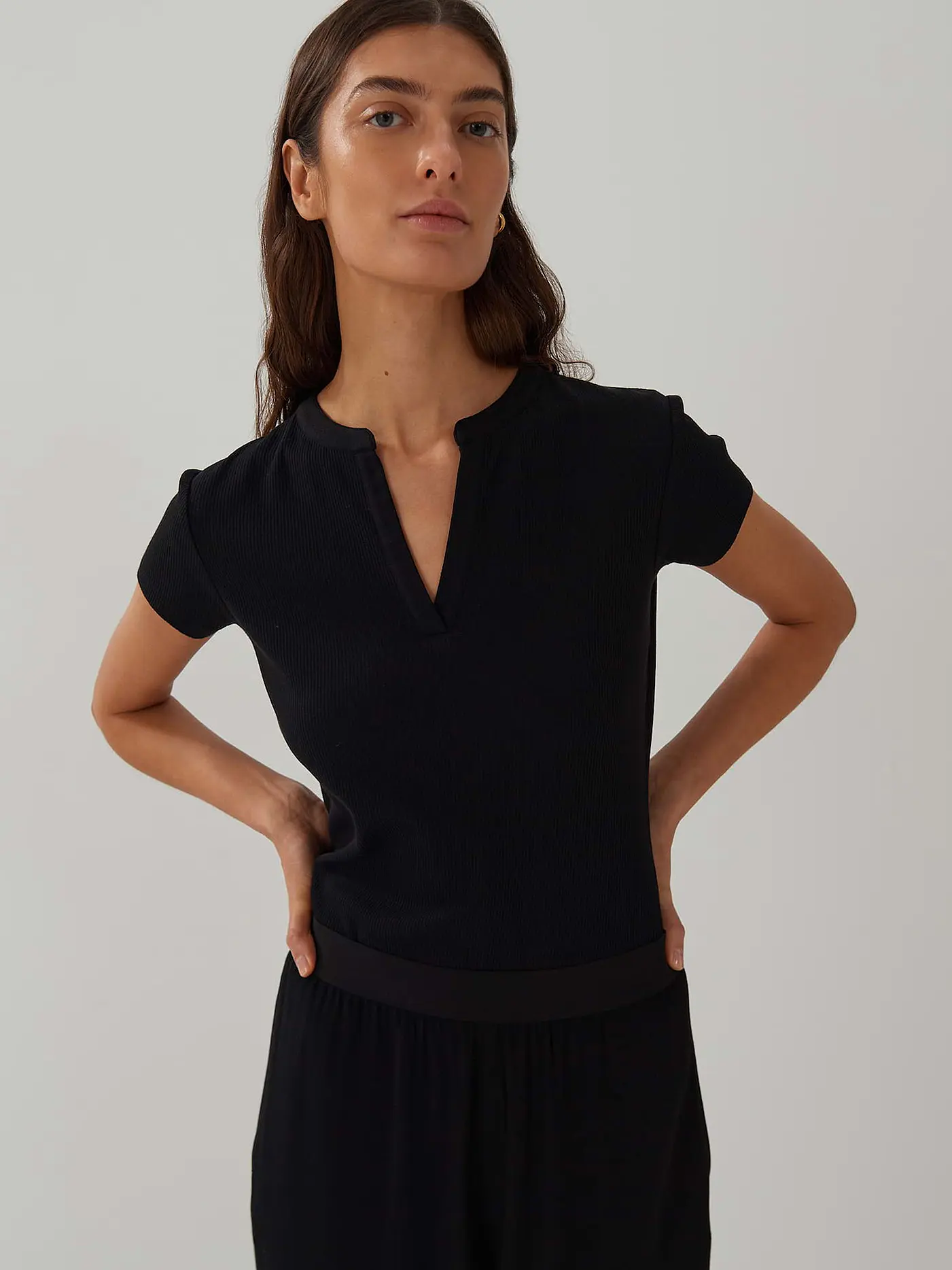 SOMEDAY | Blusenshirt KLEOH DETAIL | schwarz
