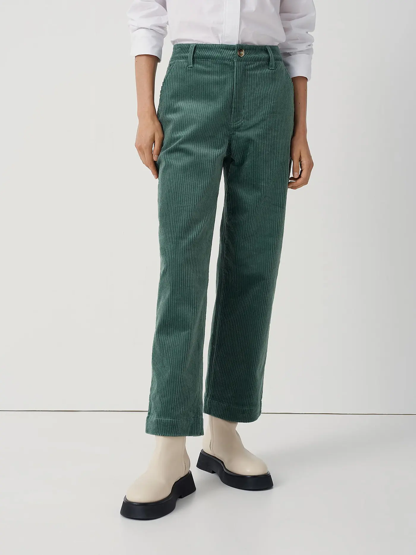SOMEDAY | Cord Hose CHENILA  | grün