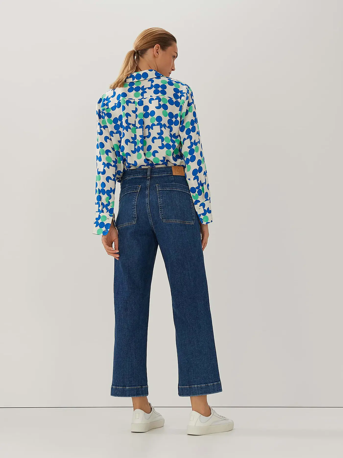 SOMEDAY | Jeans Straight Fit 7/8 CHENILA ICONIC | blau