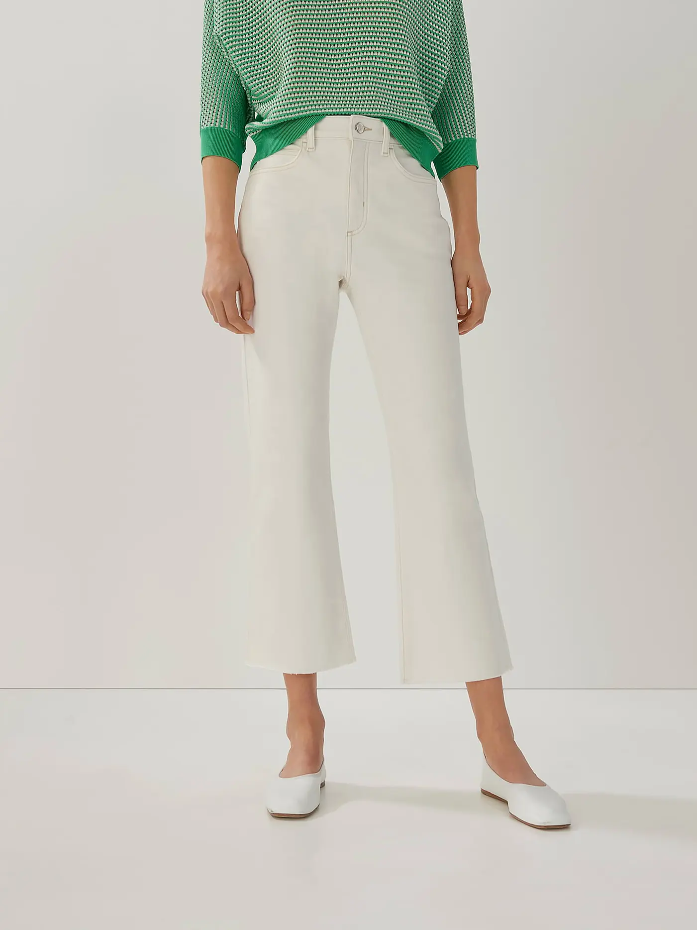 SOMEDAY | Jeans Straight Fit 7/8 CIFLARE BRIGHT | creme