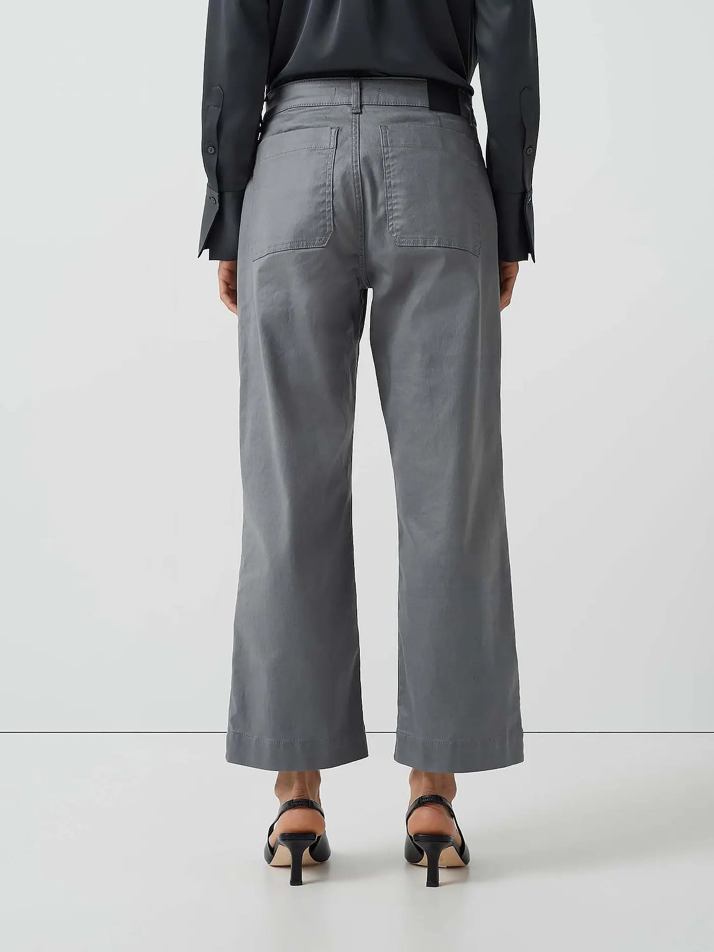 SOMEDAY | Jeans Straight Fit CHENILA COATED | grau
