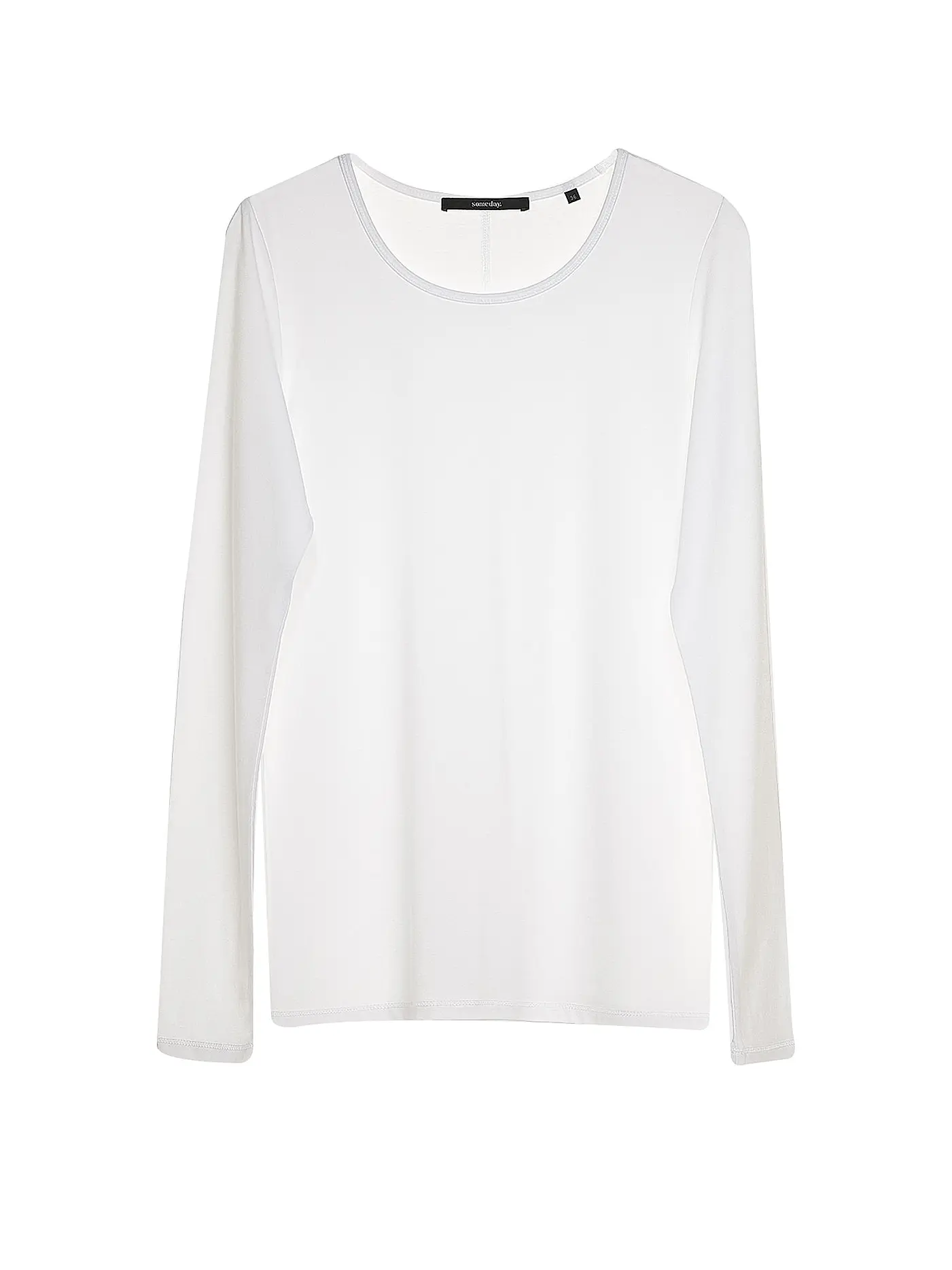 SOMEDAY | Langarmshirt KALIA | weiss