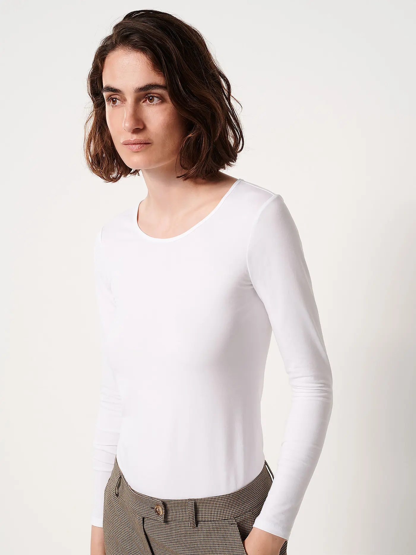 SOMEDAY | Langarmshirt KALIA | weiss