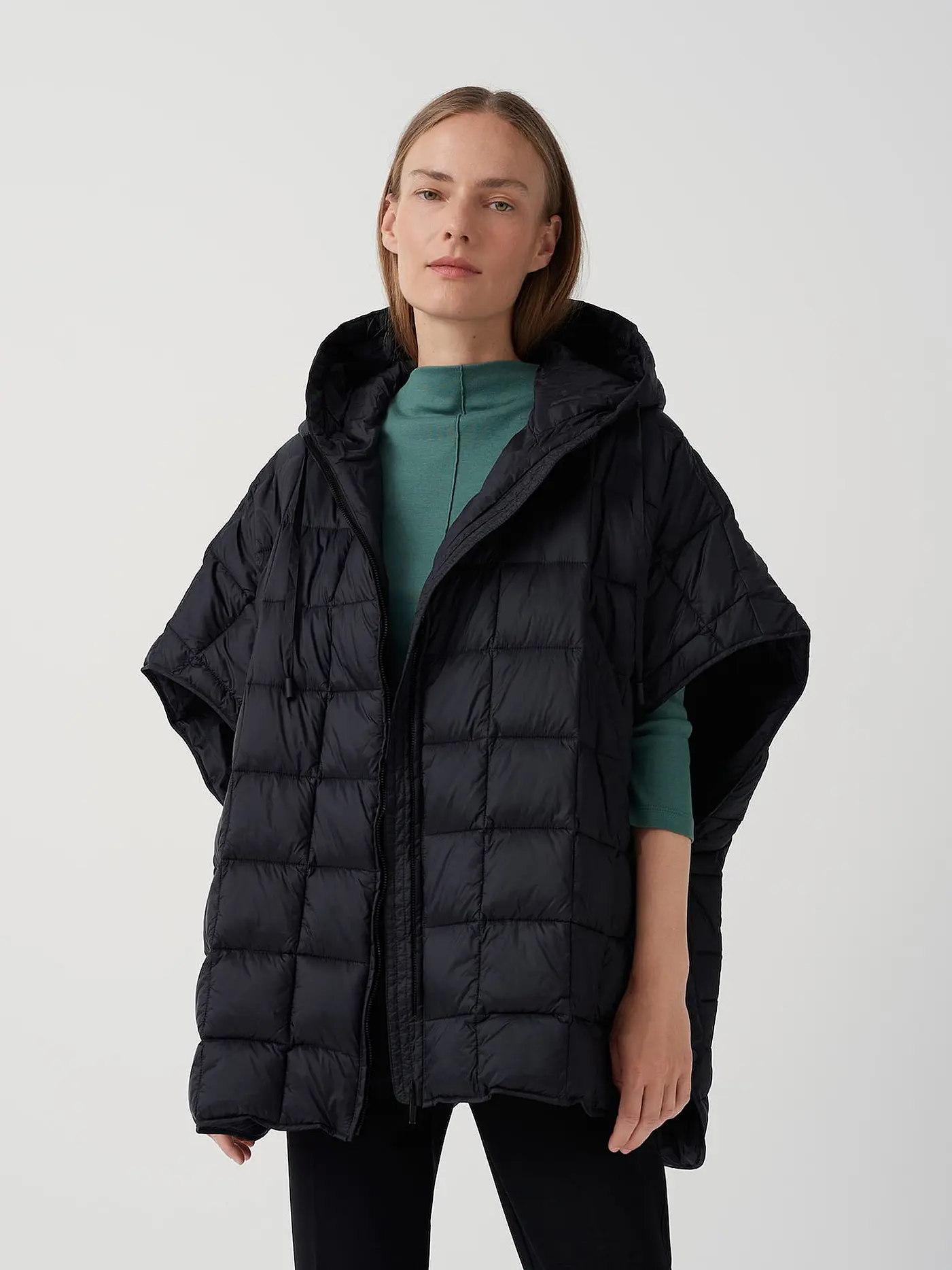 SOMEDAY | Poncho - Cape VANELLA | schwarz