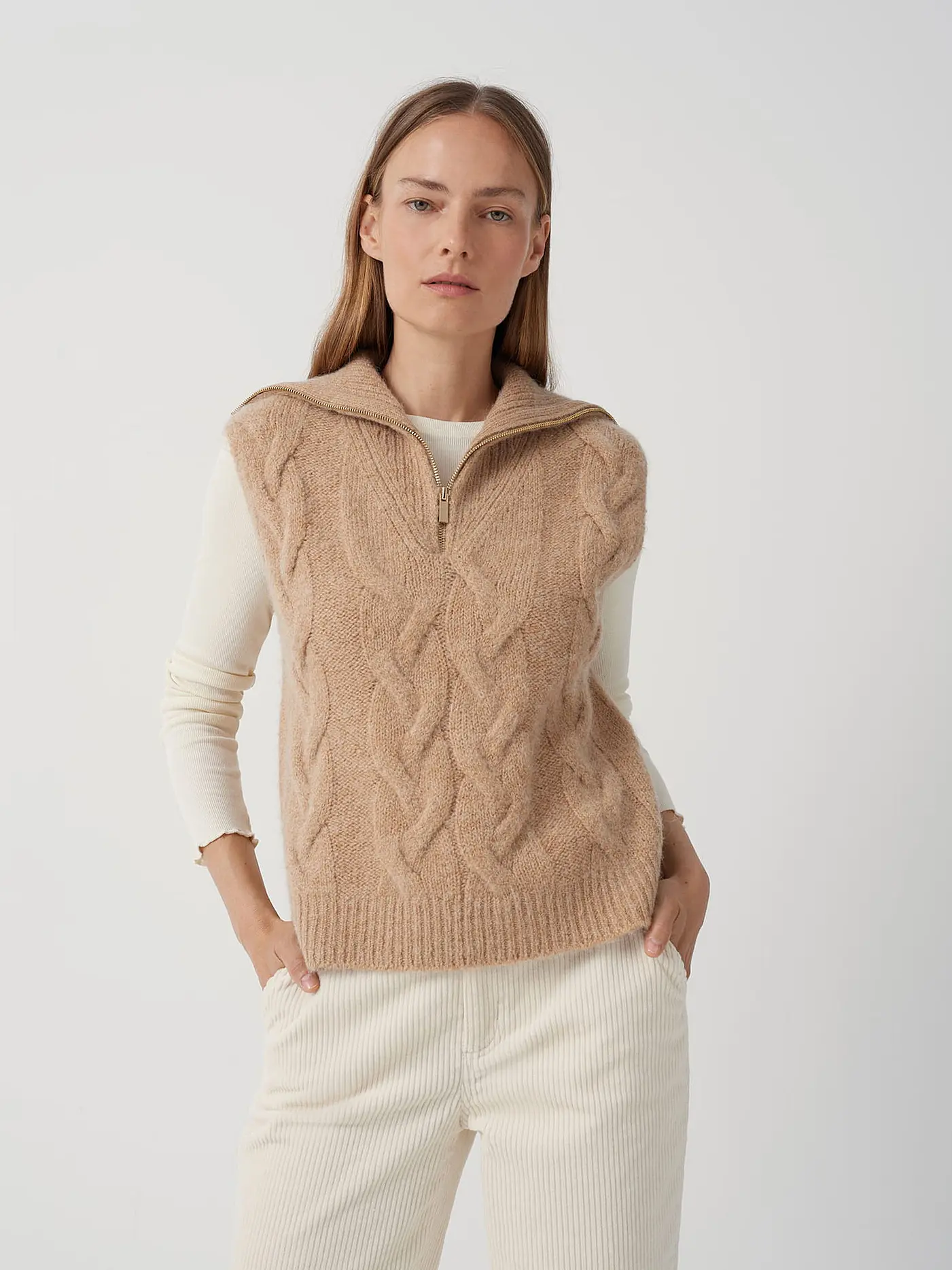 SOMEDAY | Pullunder TOXANA | beige