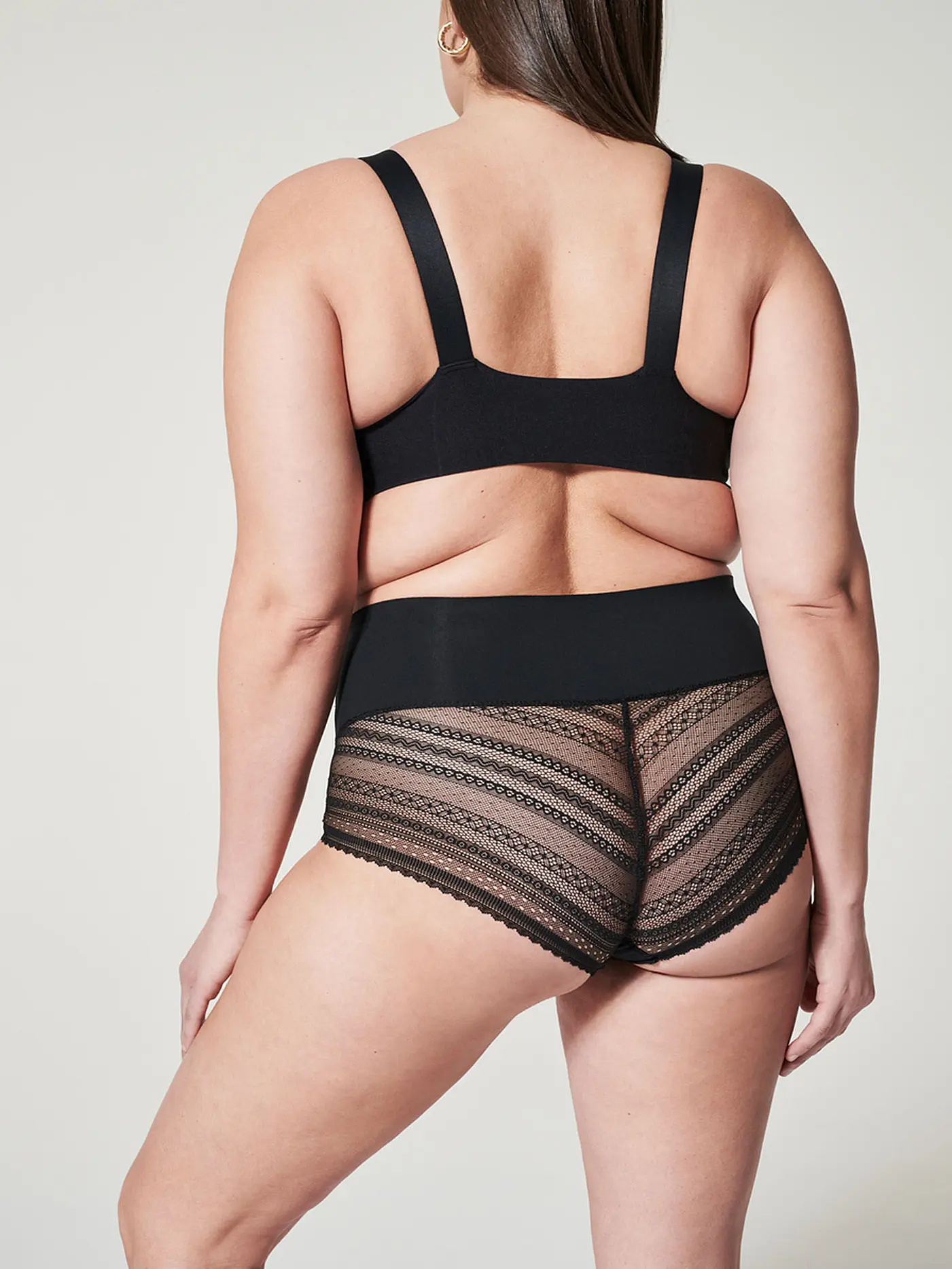 SPANX | Shapehose LACE ILLUSION UNDIE-TECTABLE  very black | schwarz