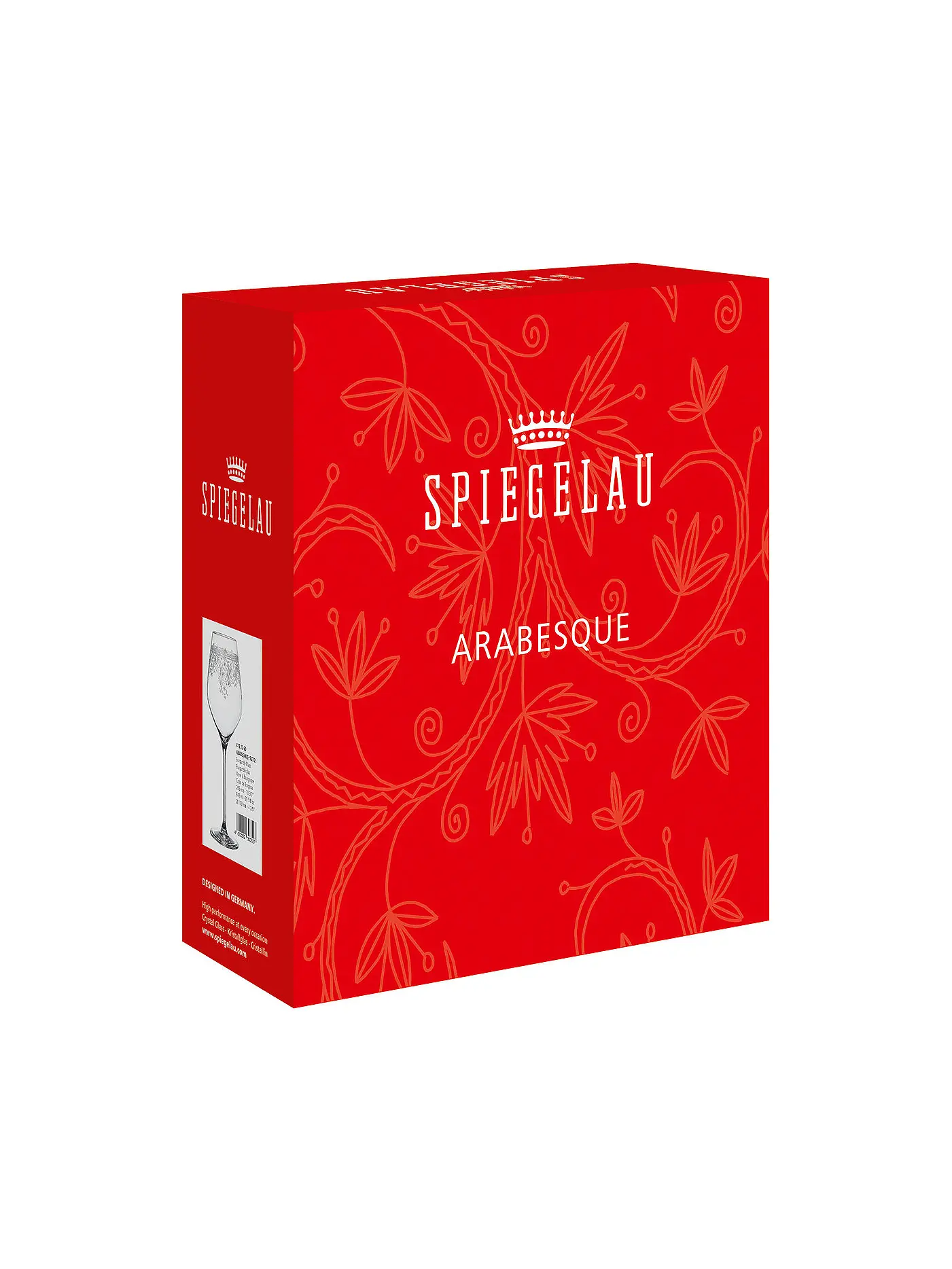 SPIEGELAU | Burgunder Glas Set 2er Arabesque | transparent