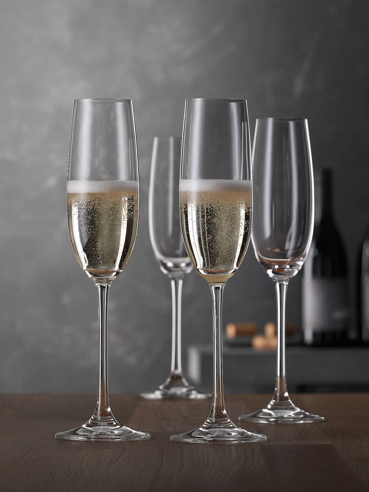 SPIEGELAU | Champagnerglas 4er Set SALUTE | transparent
